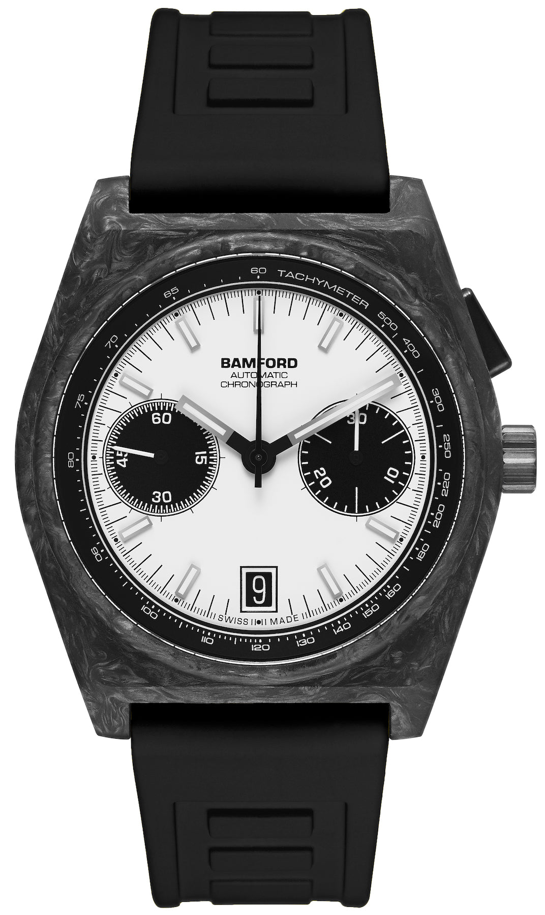 Bamford Watch B347 Panda B347-CF-WHI-BLK