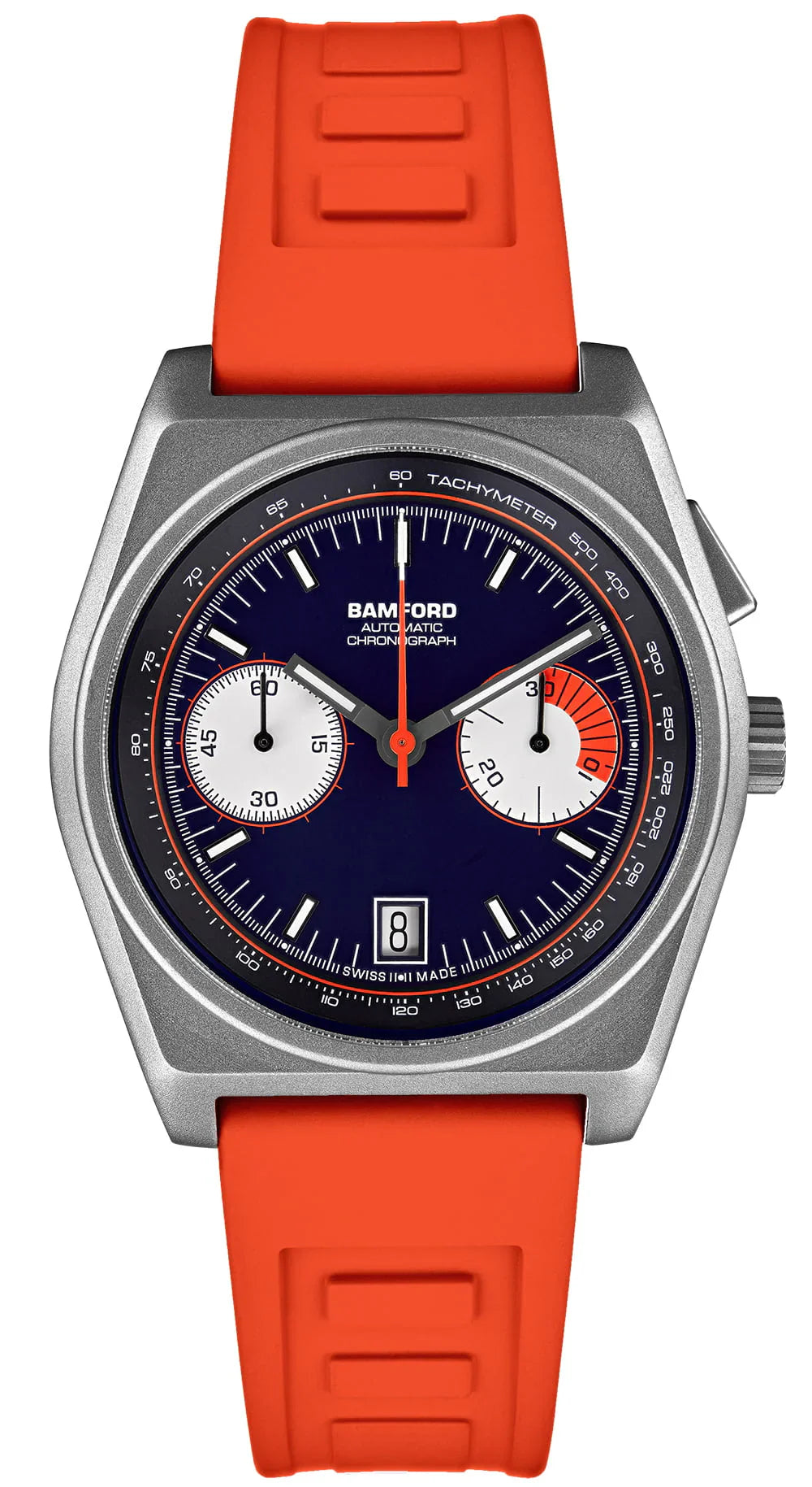 BamfordTitaniumB347NavyBlueandFlameOrangeWatch