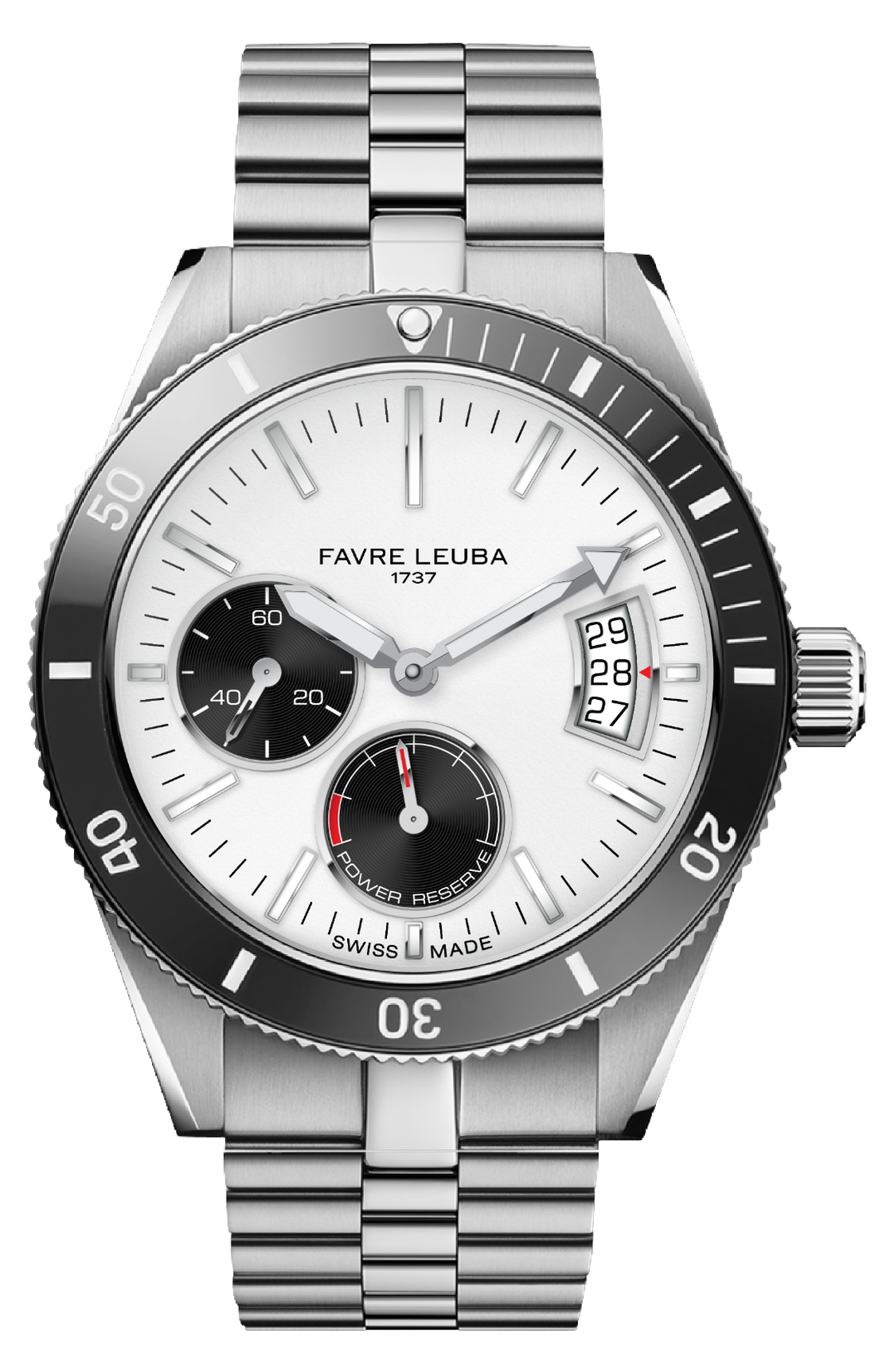 Favre Leuba Deep Raider Power Reserve Watch 00.20310.109.13.200 Main Front Render