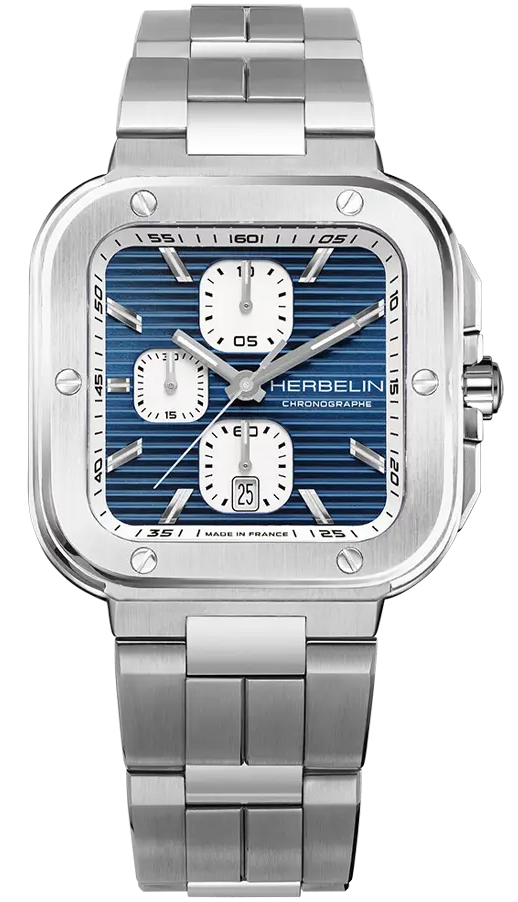 Herbelin Watch Cap Camarat Square Chronograph 35646B25