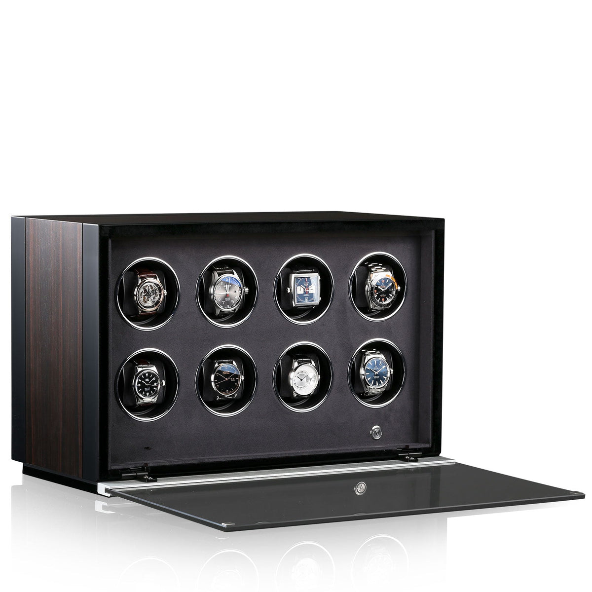 Chronovision Watch Winder Ambiance VIII Ebony Silk Black Silk 70050-153.18.10