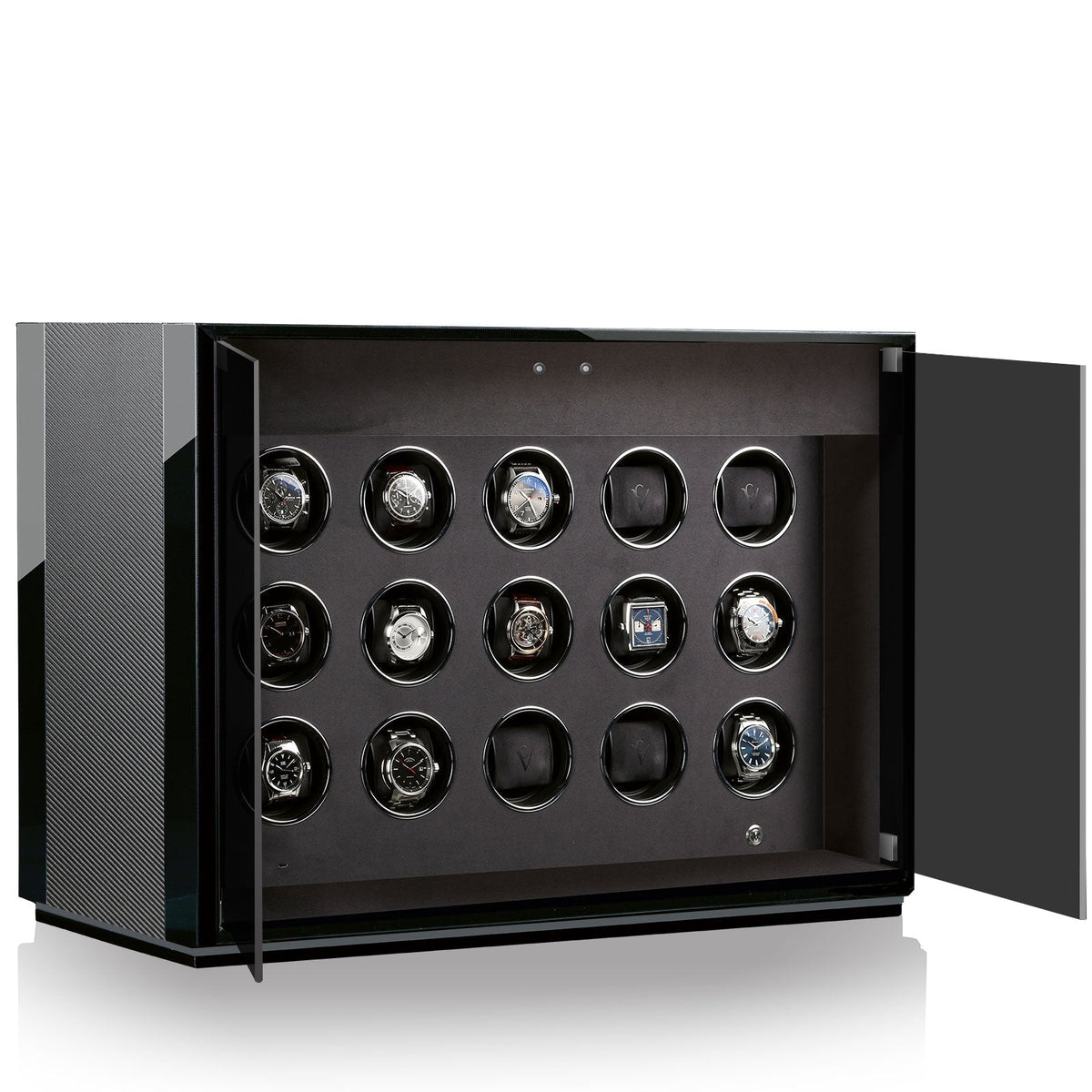 Chronovision Watch Winder Ambiance XV Carbon Black High Gloss 70050-155.17.11