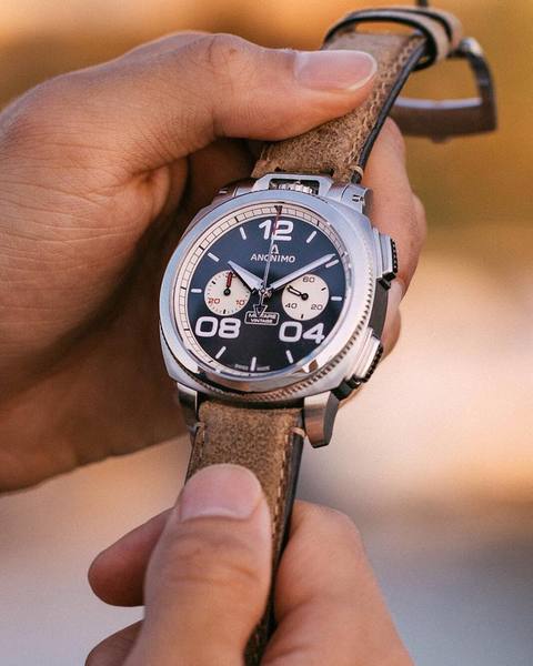 Anonimo Militare Chrono Vintage Newman Watch AM-1122.01.002.A21 Image 2