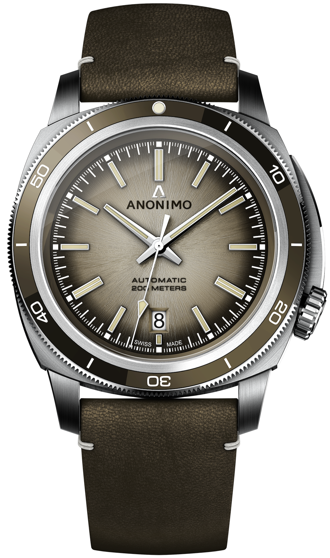 Anonimo Nautilo Vintage Chocolat Mens Watch AM-5019.17.105.I02 Image 1