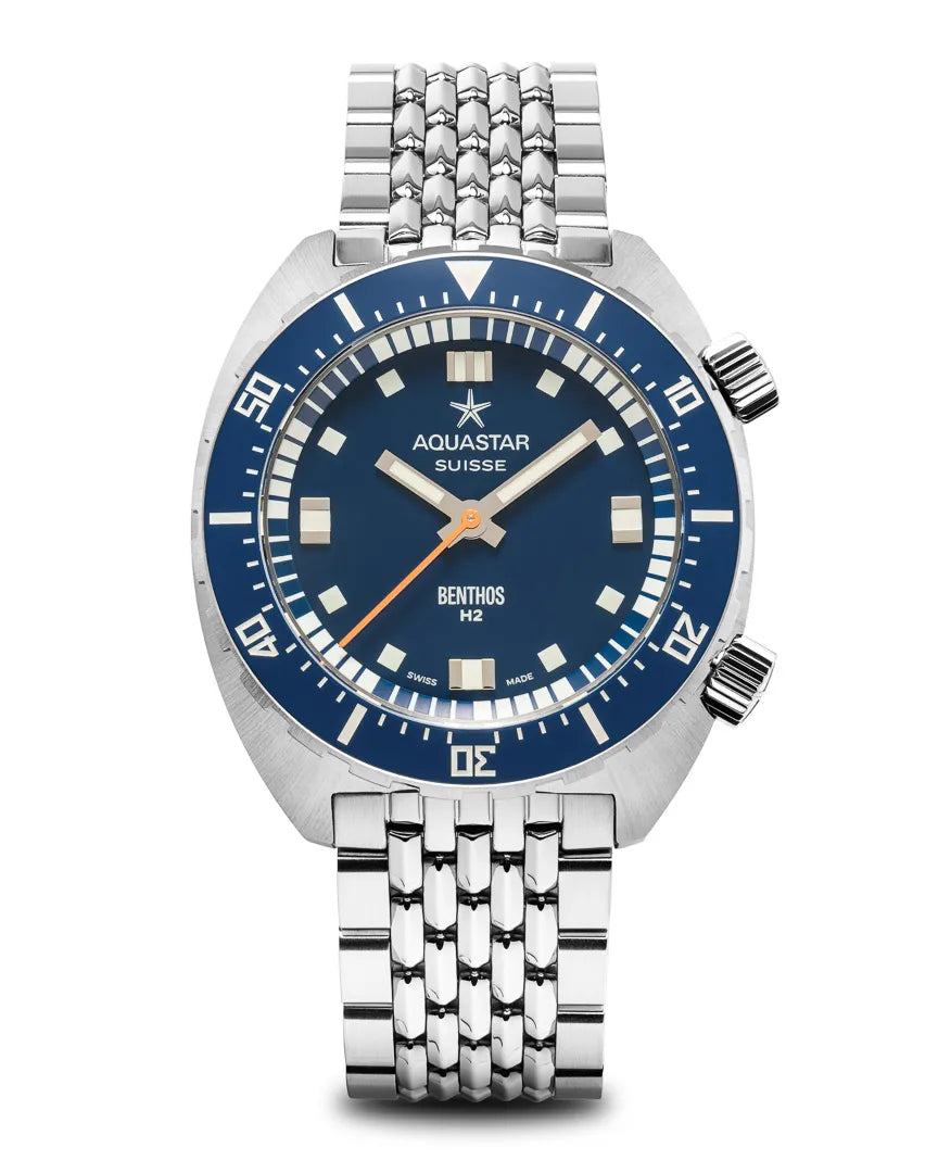 Aquastar Benthos Heritage II Blue Edition Watch BENTHOS-H2-BLUE Image 1