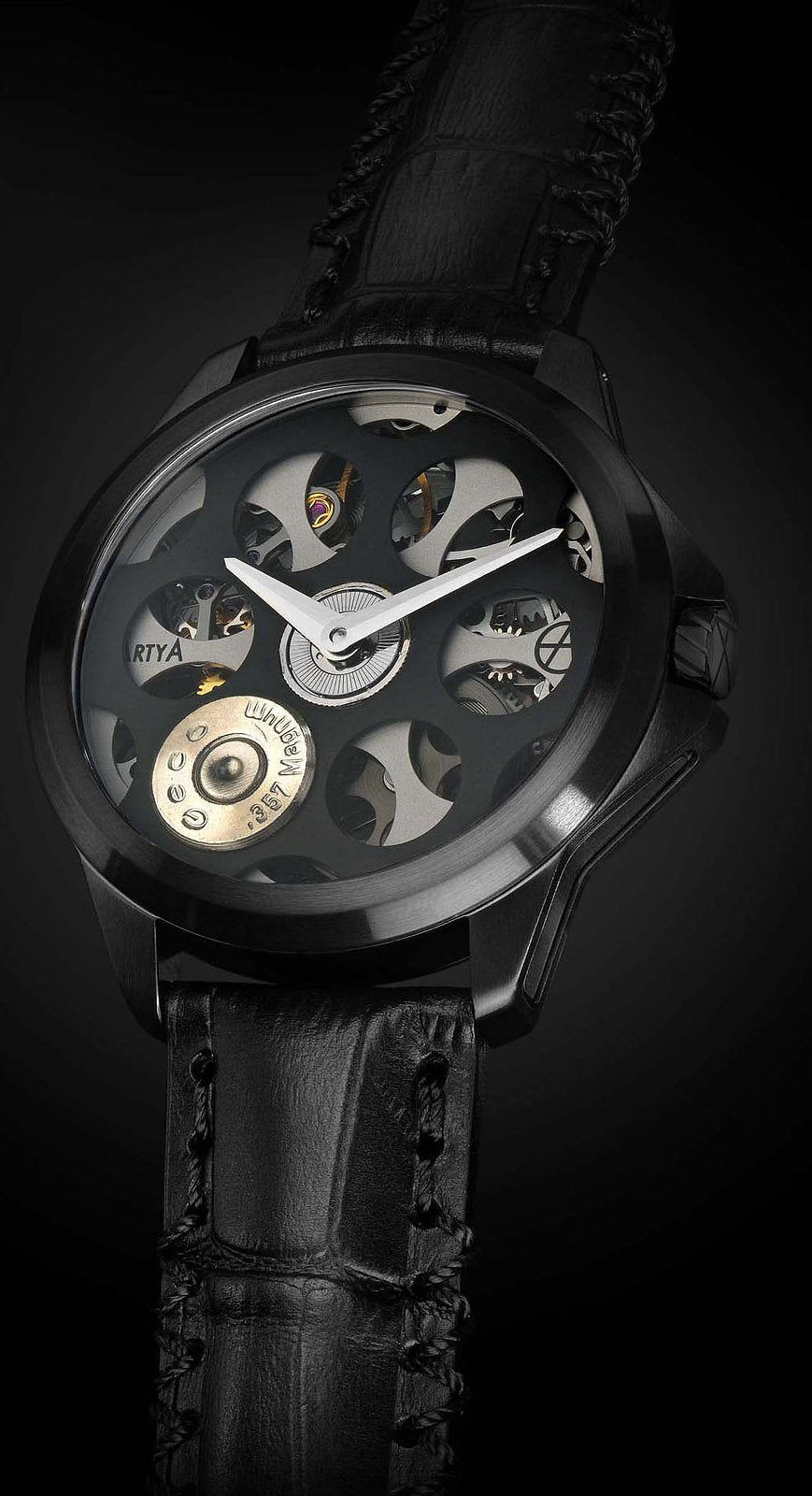 ArtyA Son of a Gun Russian Roulette A1 Black & Grey Limited Edition Watch Russian Roulette A1 Black & Grey Image 1