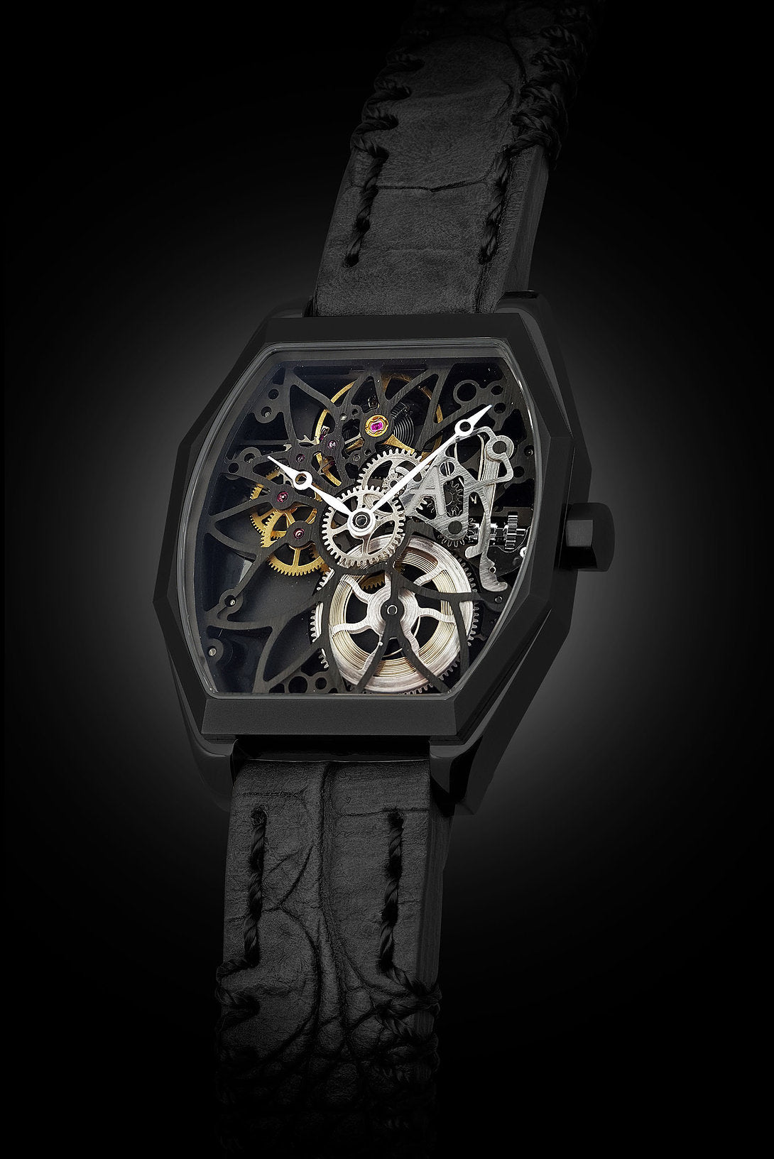 ArtyA Son of Gears Black Edelweiss Limited Edition Watch Black Edelweiss Black Edition Image 1