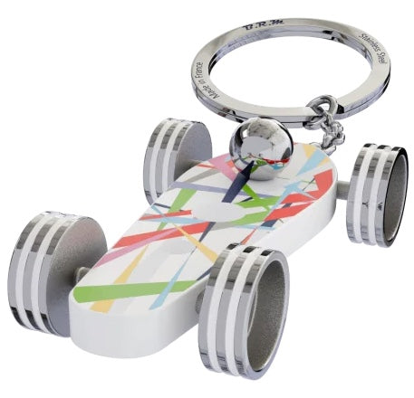 B.R.M. Key Ring Bolides by B.R.M White Art Car Watch White Art Car Image 1