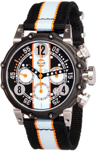 B.R.M Watch BT12-46 Black Orange Hands Limited Edition BT12-46-GULF Image 1