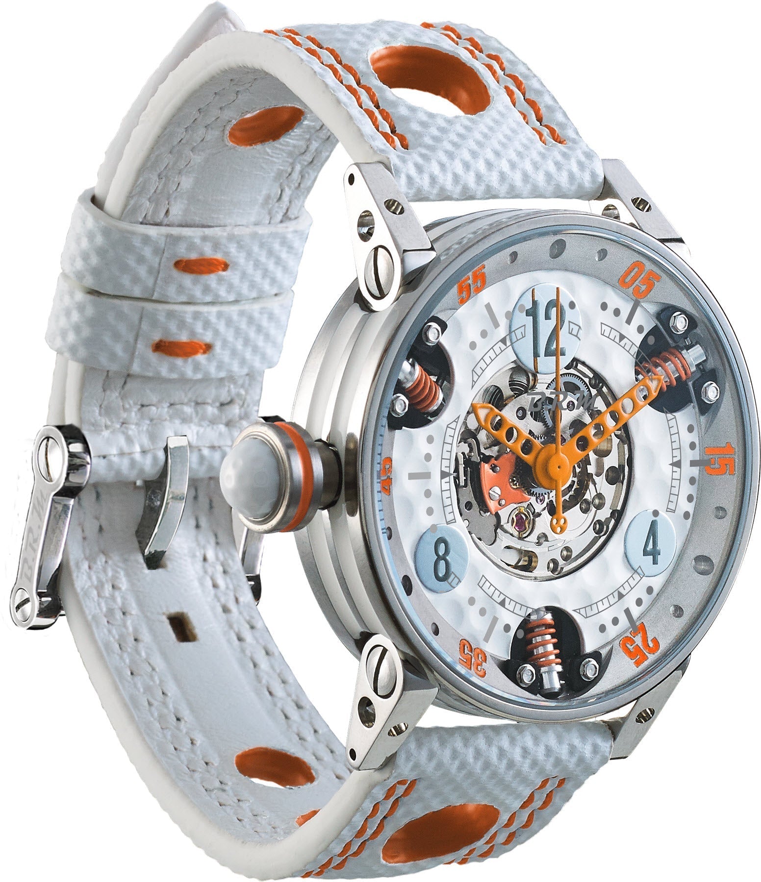 B.R.M Watch Golf Master GF7-38-SA-SQ-AO Ladies Orange Hands GF7-38-SA-SQ-AO Image 1