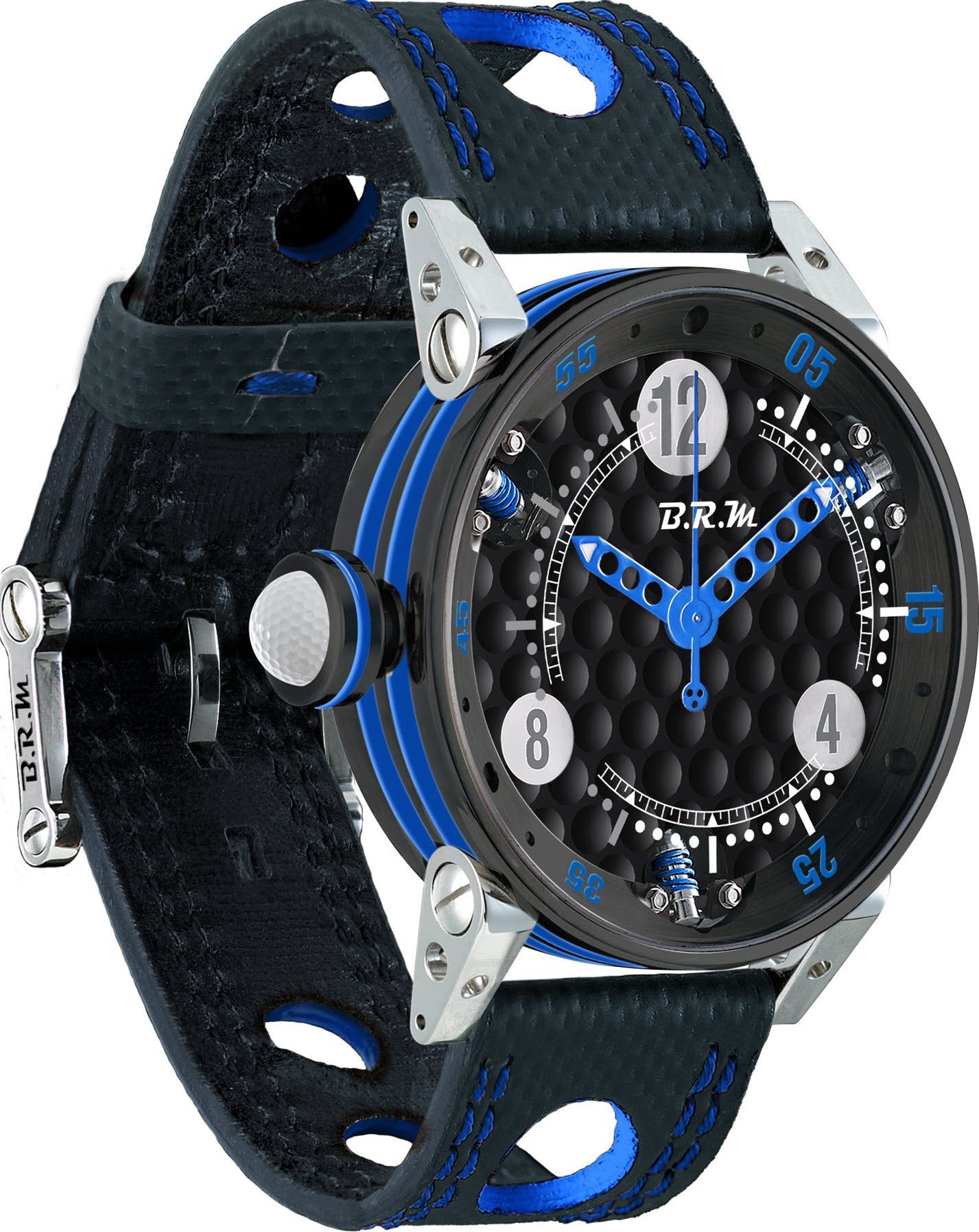 B.R.M Watch Golf Master Ladies Dark Blue Hands GF7-38-SA-N-ABLF Image 1