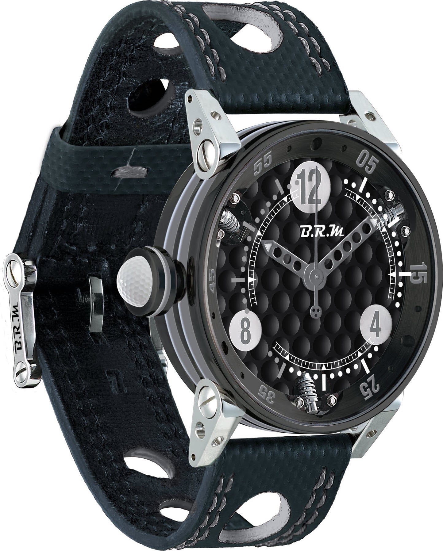 B.R.M Watch Golf Master Ladies Grey Hands GF7-38-SA-N-AGR Image 1