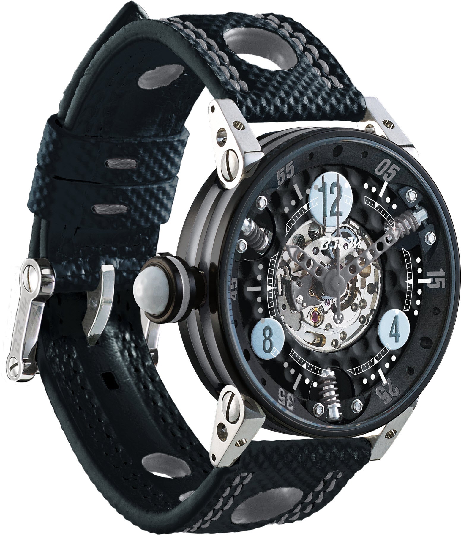 B.R.M Watch Golf Master Ladies Grey Hands GF7-38-SA-N-SQ-AGR Image 1