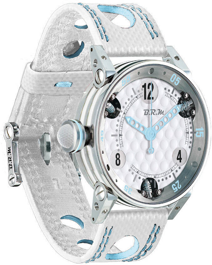 B.R.M Watch Golf Master Ladies Light Blue Hands GF7-38-SA-ABLC Image 1
