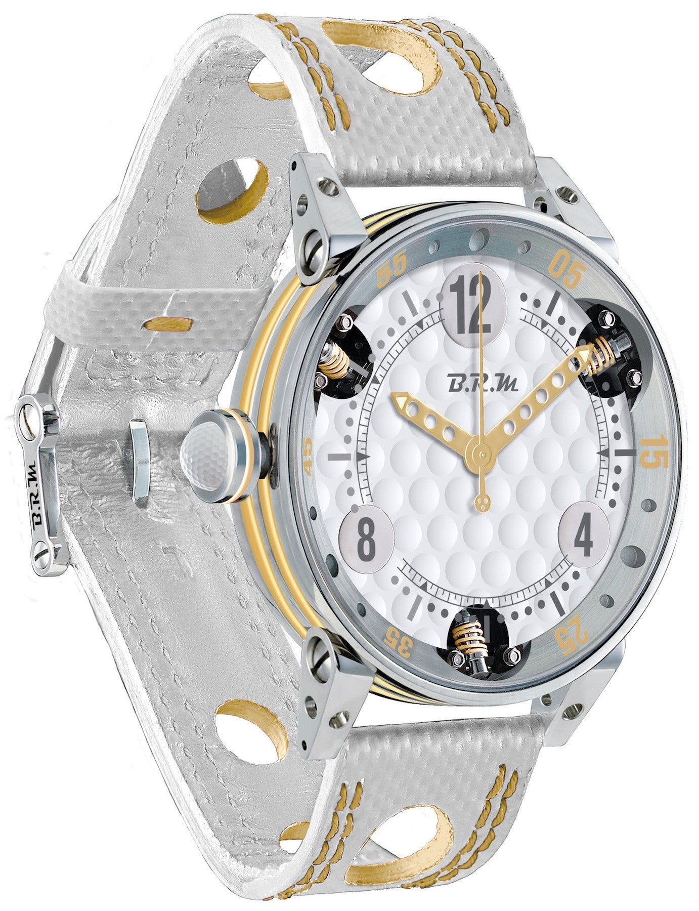 B.R.M Watch Golf Master Ladies Ochre Hands GF6-44-SA-7502 Image 1