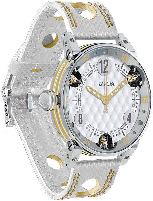 B.R.M Watch Golf Master Ladies Ochre Hands GF7-38-SA-7502 Image 1