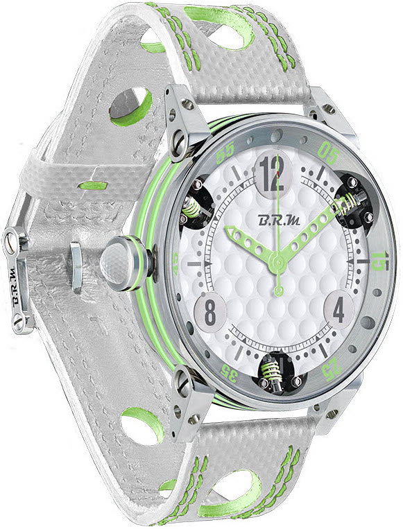 B.R.M Watch Golf Master Ladies Pale Green Hands GF7-38-SA-358 Image 1