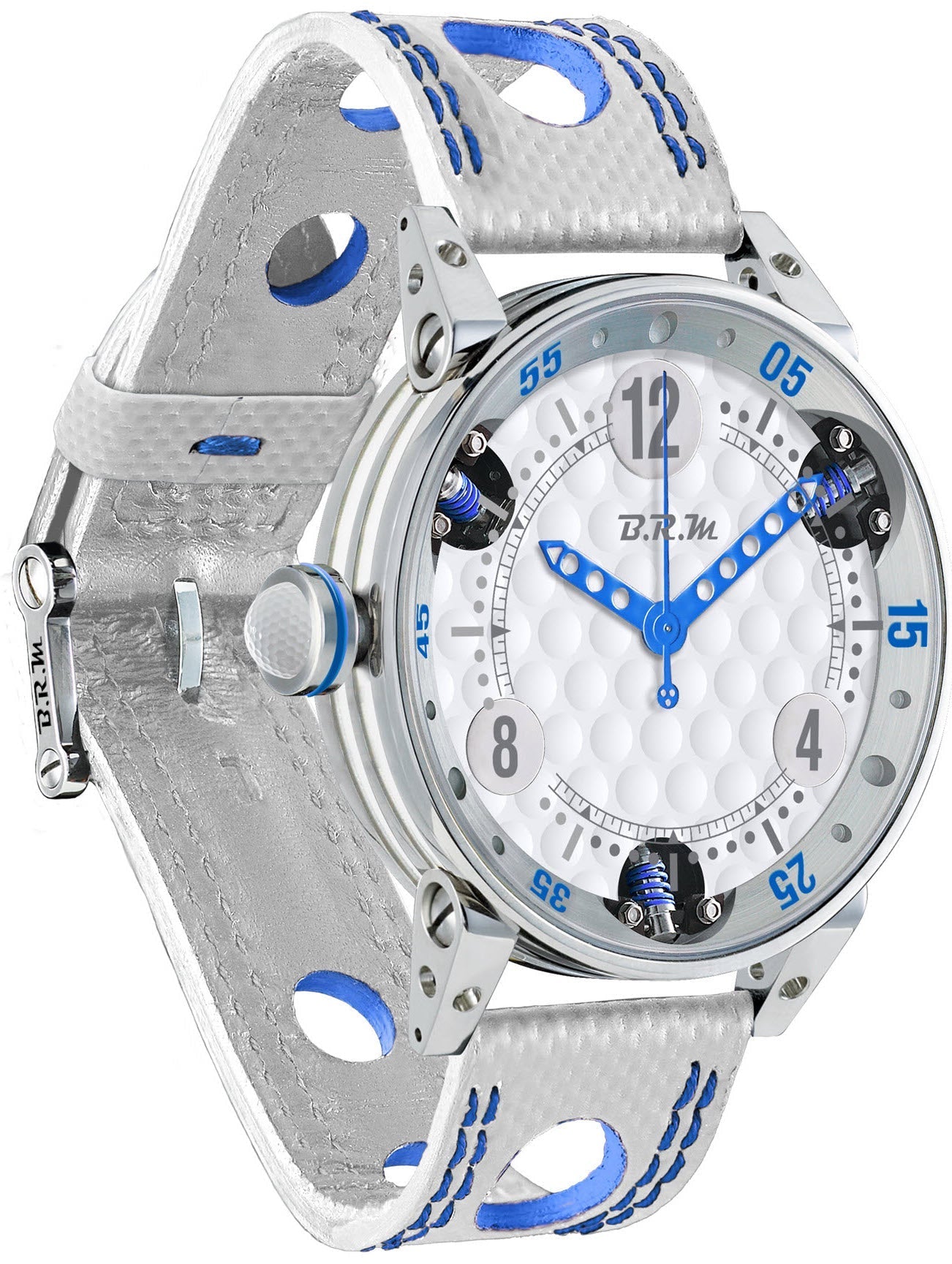 B.R.M Watch Golf Master Mens Dark Blue Hands GF6-44-SA-ABLF Image 1