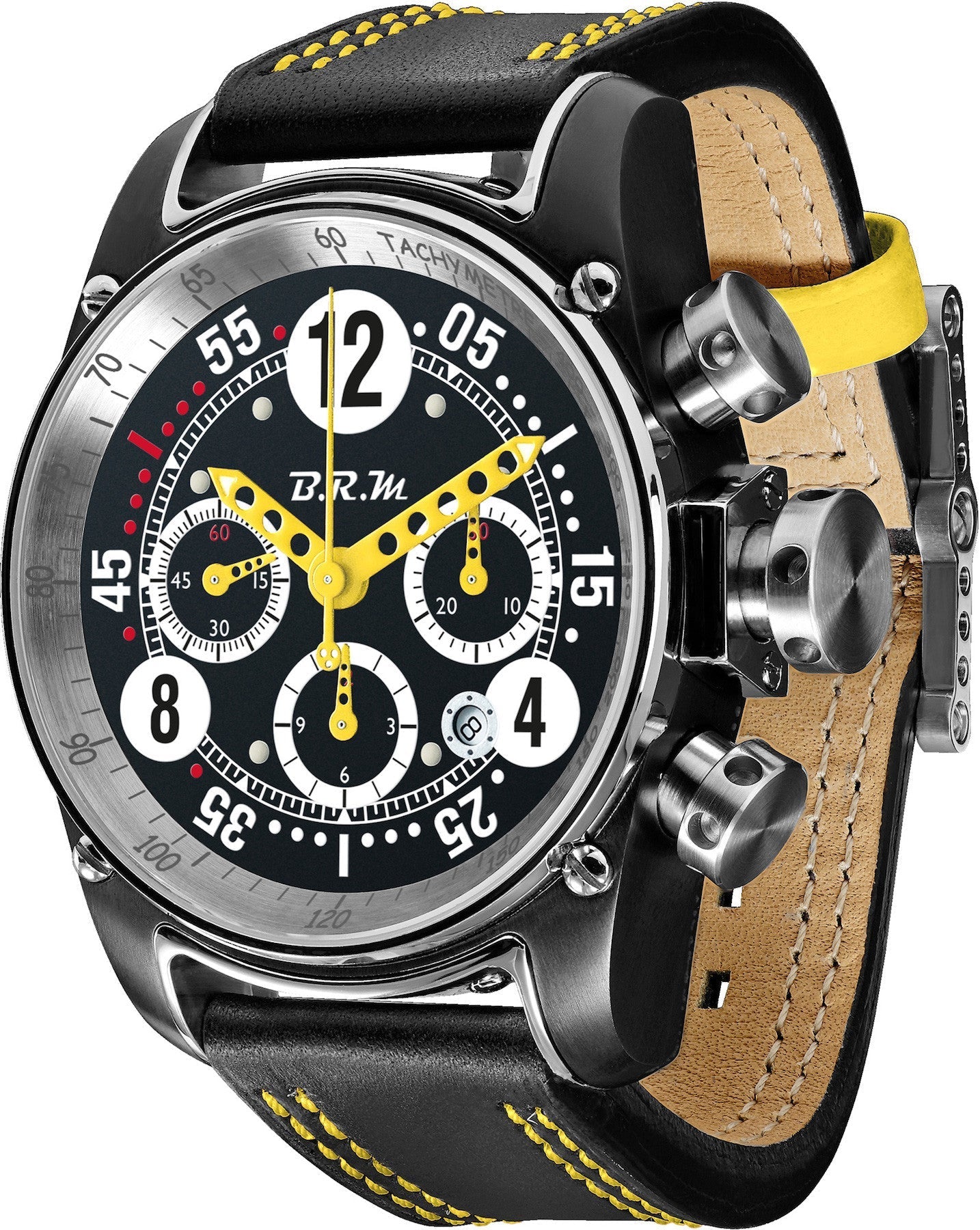 B.R.M Watch T12-44 Drivemaster Yellow Hands T12-44-DRIVEMASTER-AJ Image 1