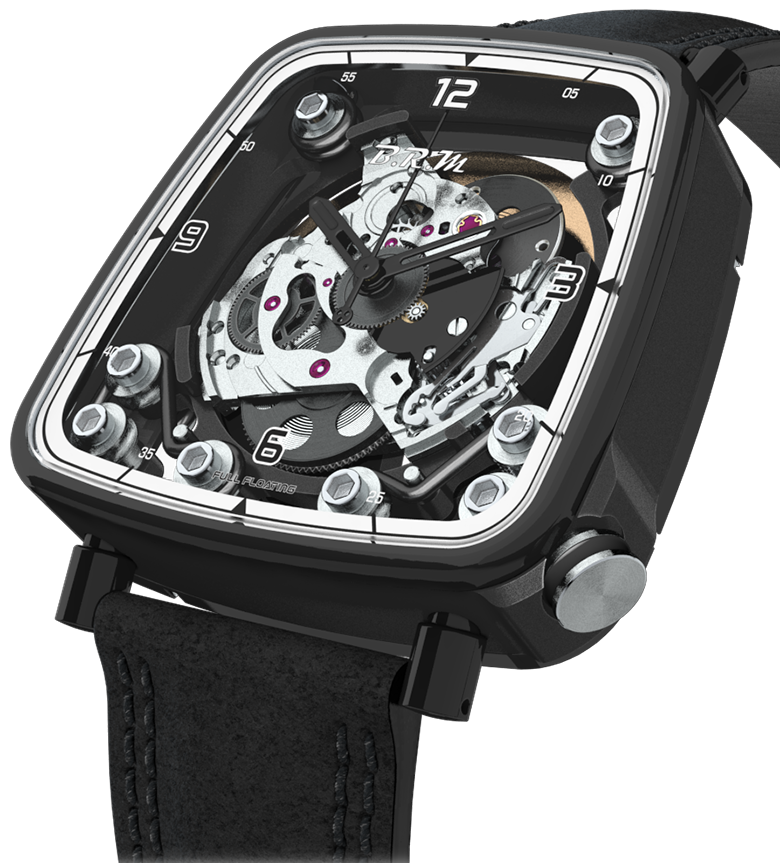 B.R.M. Watches FF39-40 Black Titanium Watch FF39-40-TN-LFN-N Image 1