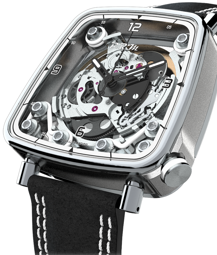 B.R.M. Watches FF39-40 Grey Titanium Watch FF39-40-TG-LFG-B Image 1