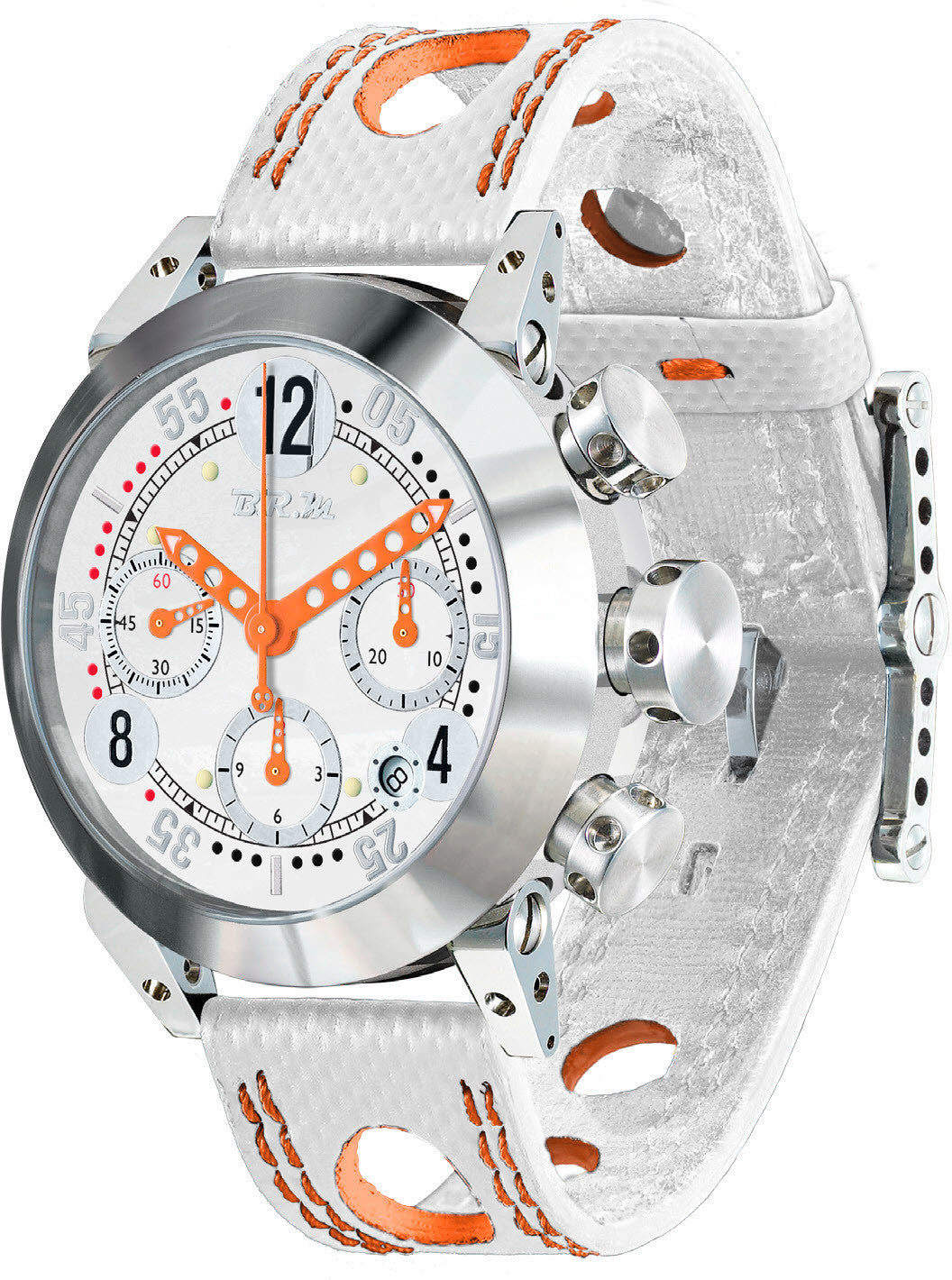 B.R.M. Watches GP-40 Orange Hands Watch GP-40-I-CB-AO Image 1