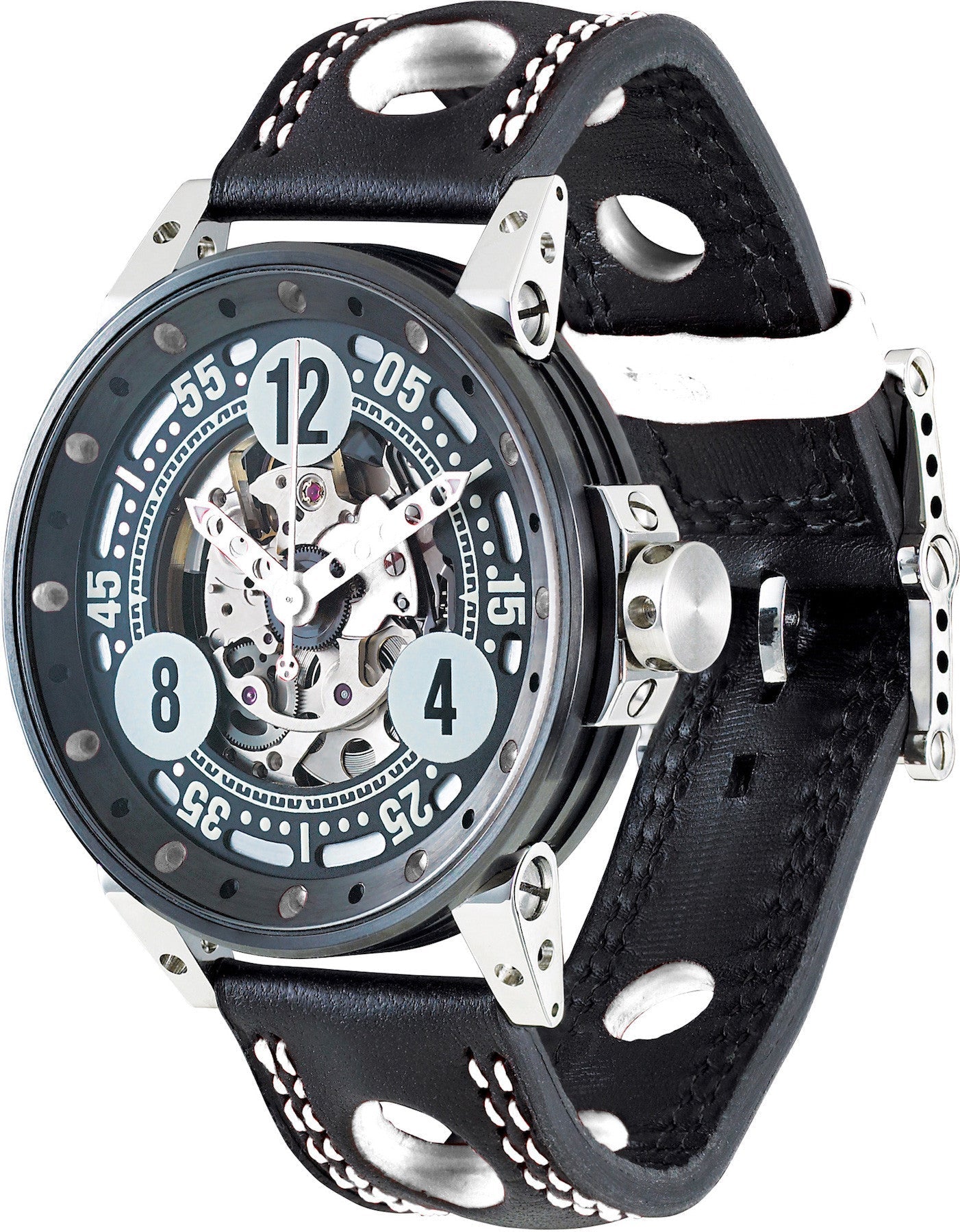 B.R.M. Watches V6-44 Sport White Hands Watch V6-44-SPORT-AB Image 1