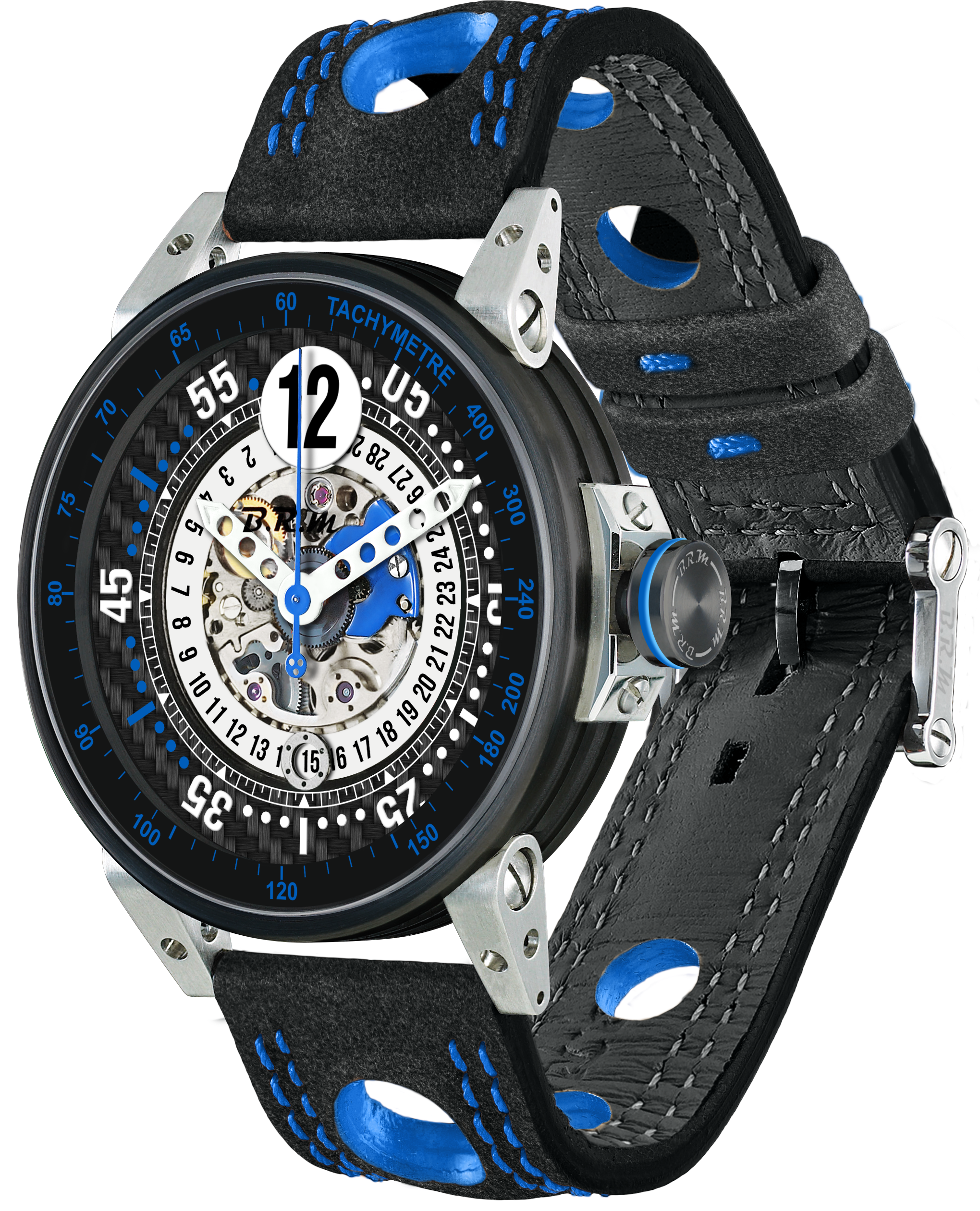 B.R.M. Watches V6-44 Touring Medium Blue Watch V6-44 TOURING MEDOIUM BLUE Image 1