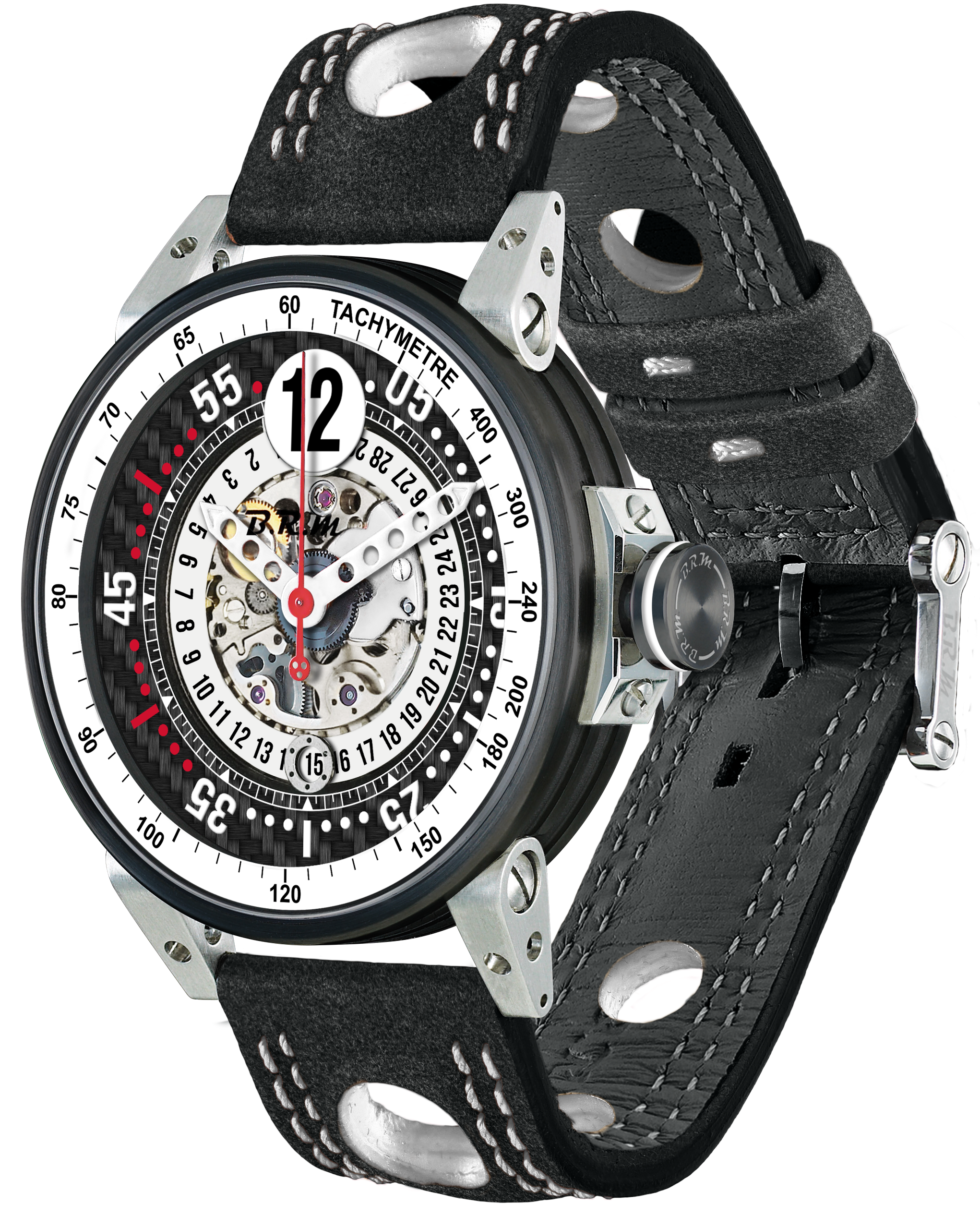 B.R.M. Watches V6-44 Touring White Watch V6-44 TOURING WHITE Image 1