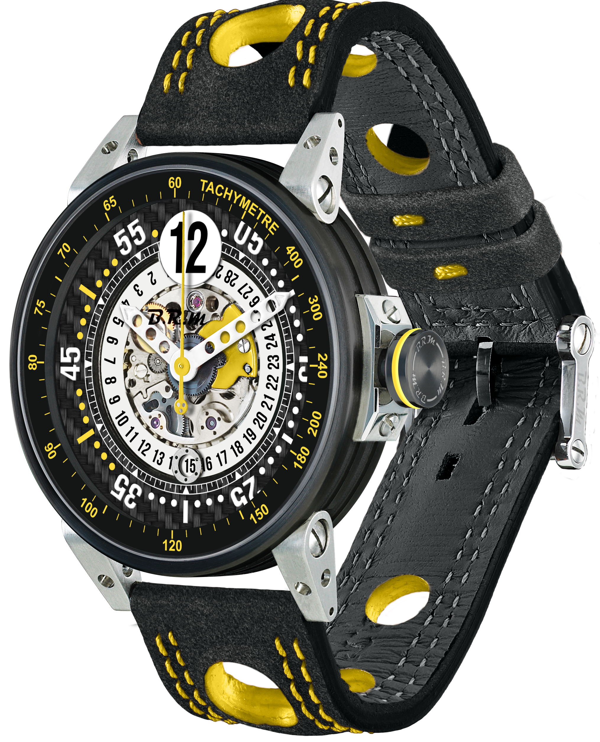 B.R.M. Watches V6-44 Touring Yellow Watch V6-44 TOURING YELLOW Image 1