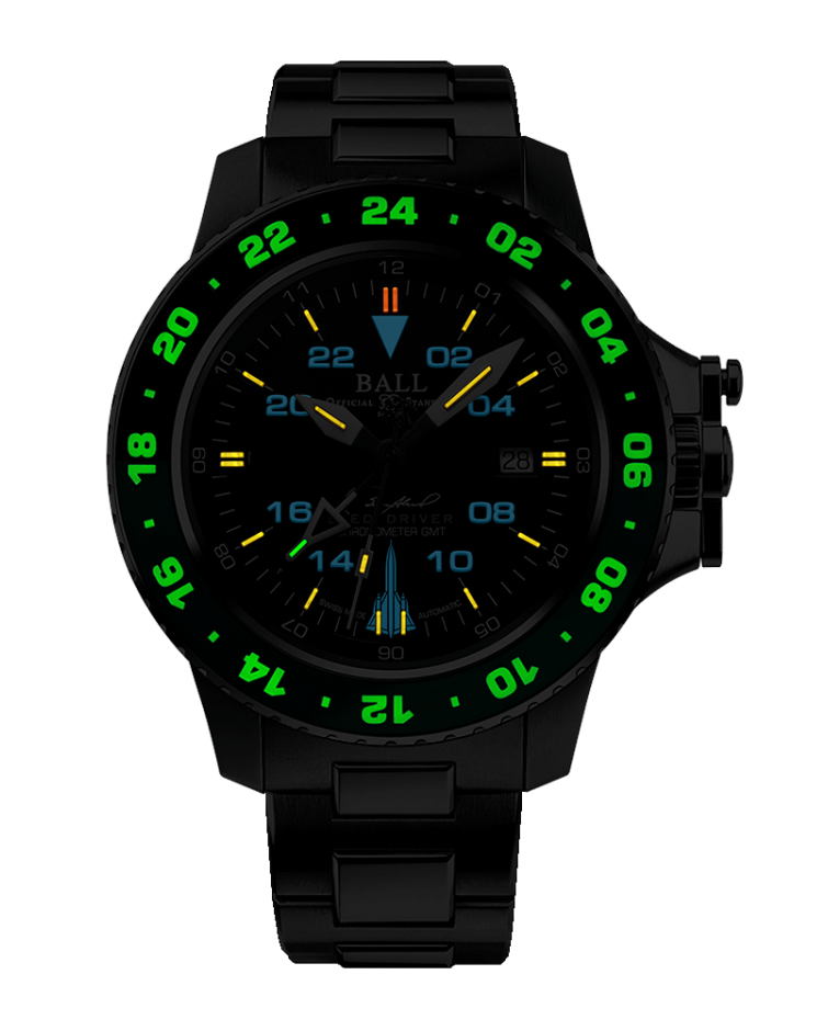 Ball Watch Company Engineer Hydrocarbon AeroGMT Sled Driver 42 Limited Edition Watch DG2018C-S19C-BK Image 2