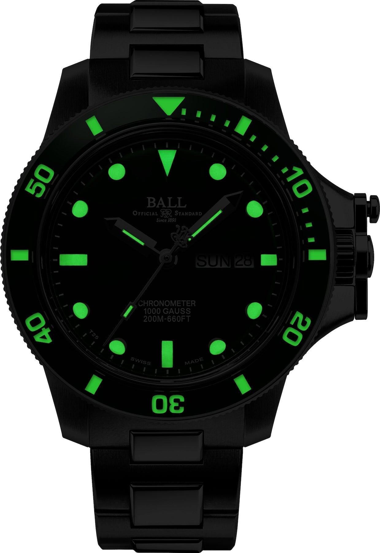 Ball Watch Company Engineer Hydrocarbon Original Green Watch DM2218B-S2CJ-GR Image 2