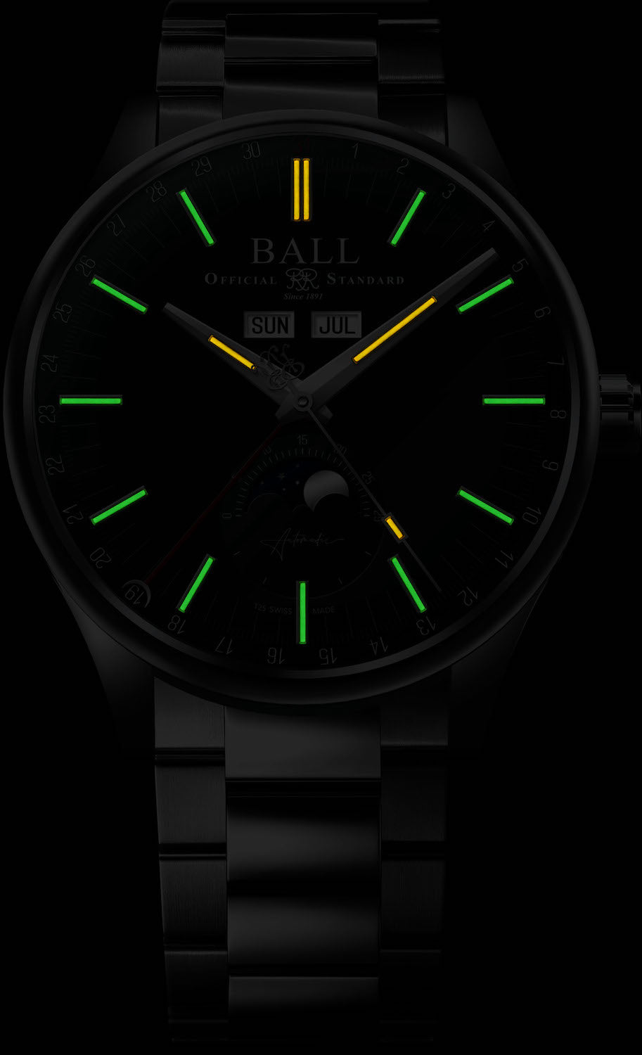 Ball Watch Company Engineer II Moon Calendar Limited Edition Watch NM3016C-S1J-GR Image 2
