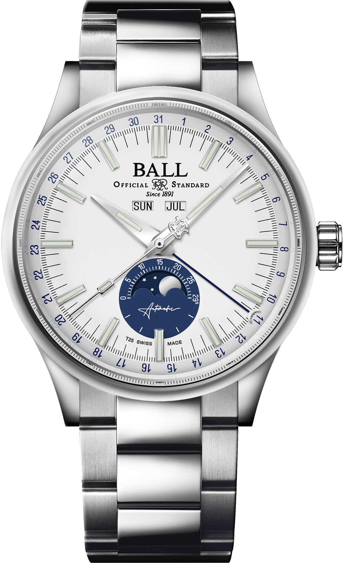 Ball Watch Company Engineer II Moon Calendar Limited Edition Watch NM3016C-S1J-WH Image 1