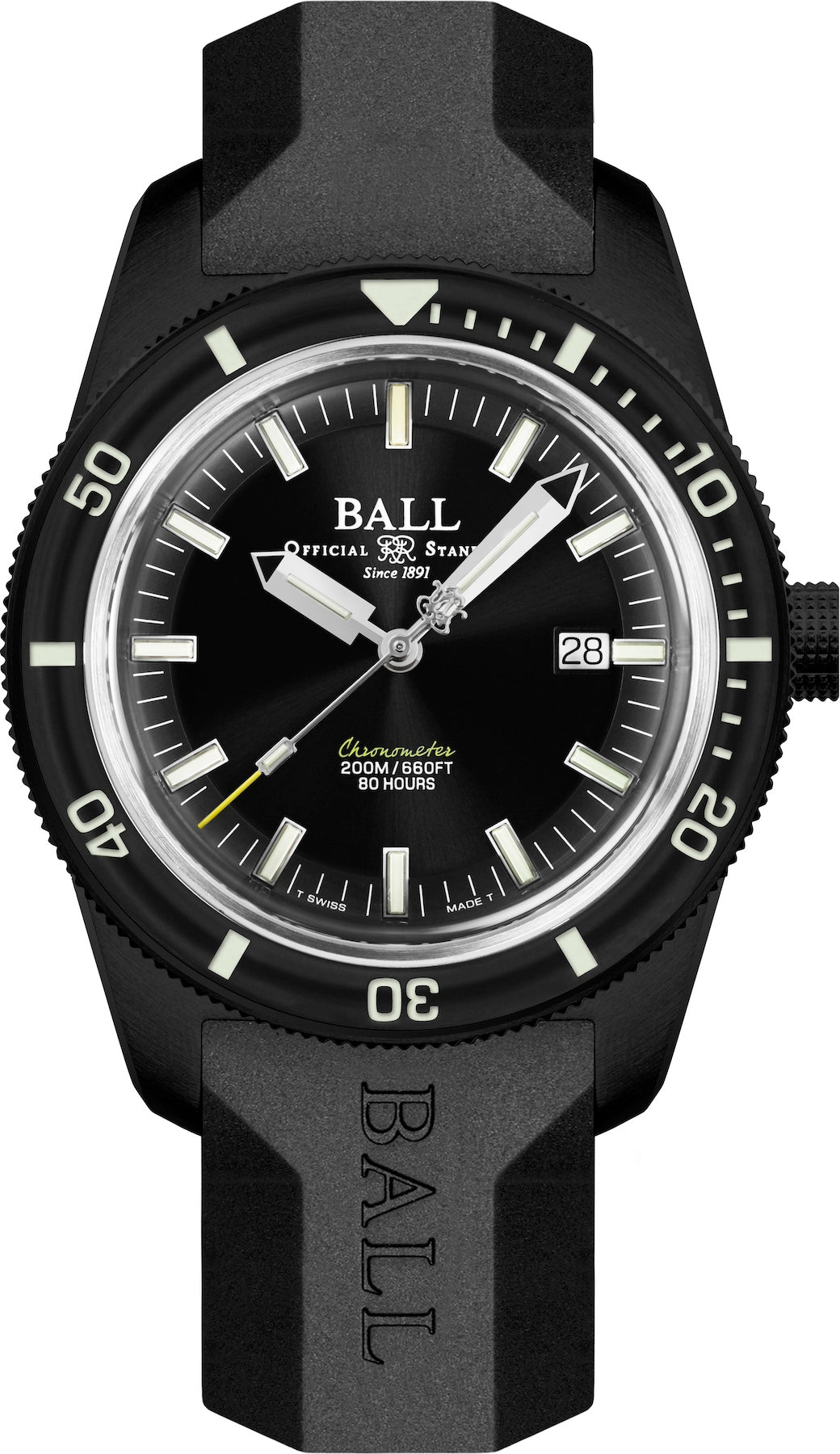 Ball Watch Company Engineer II Skindiver Heritage Manufacture Chronometer Limited Edition Watch DD3208B-P2C-BK Image 1