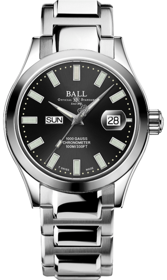 Ball Watch Company Engineer III Marvelight Chronometer Day Date Watch NM9036C-S1C-BKR Image 1
