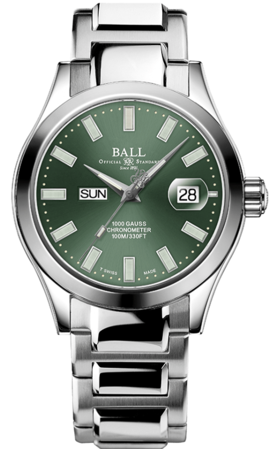 Ball Watch Company Engineer III Marvelight Chronometer Day Date Watch NM9036C-S1C-GR Image 1