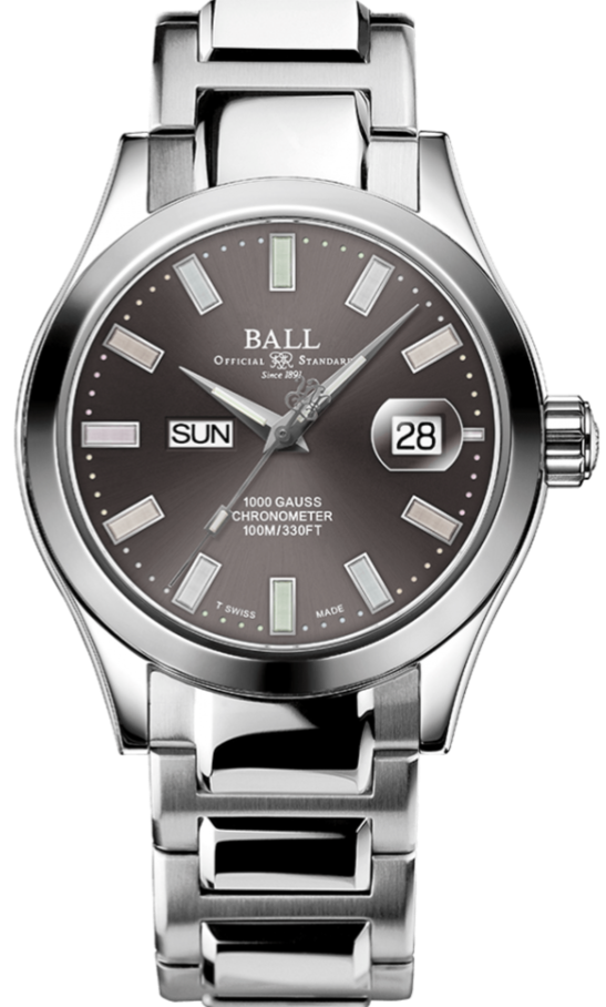 Ball Watch Company Engineer III Marvelight Chronometer Day Date Watch NM9036C-S1C-GY Image 1