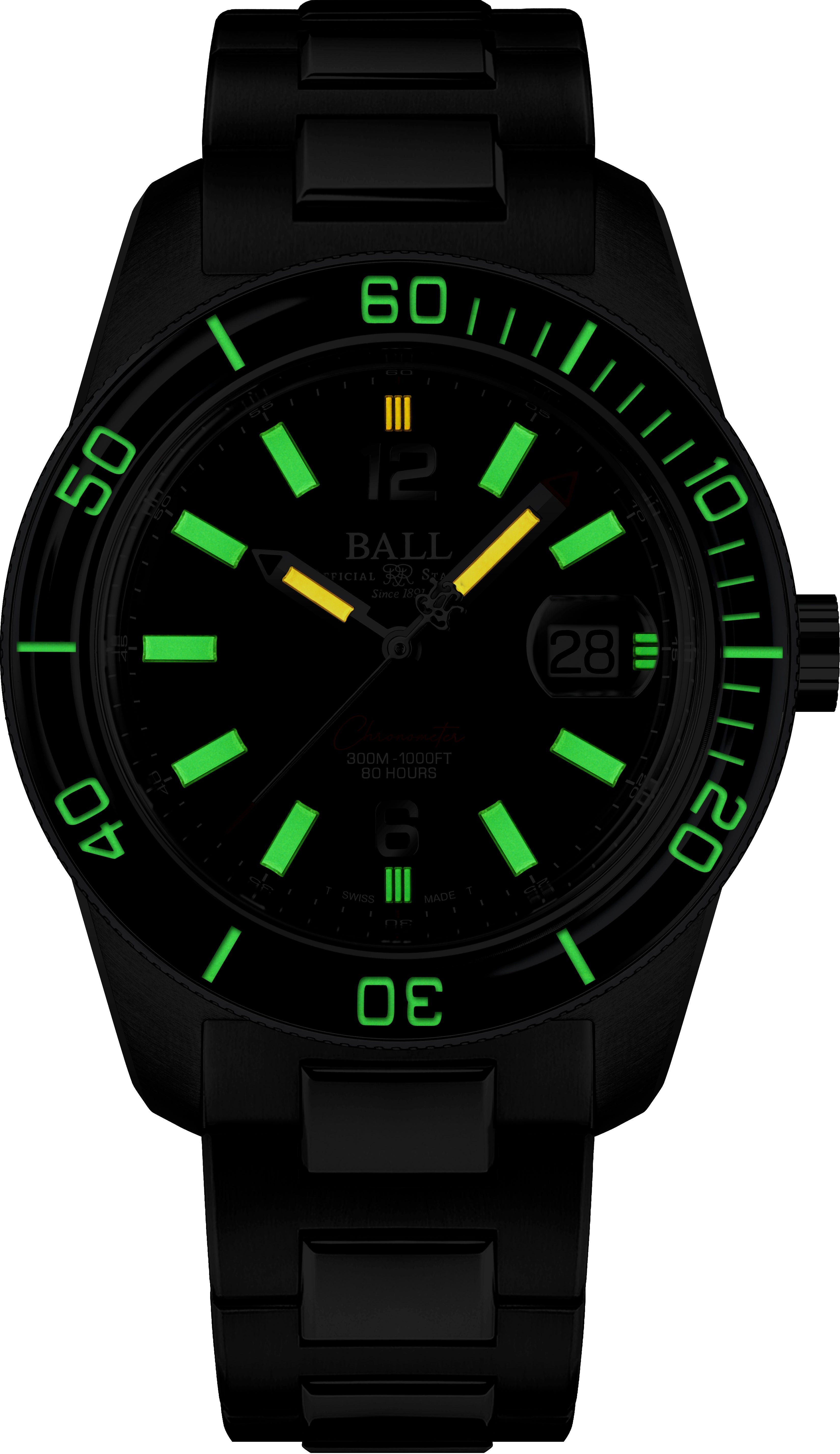 Ball Watch Company Engineer M Skindiver III Limited Edition Watch DD3100A-S1C-BK Image 2