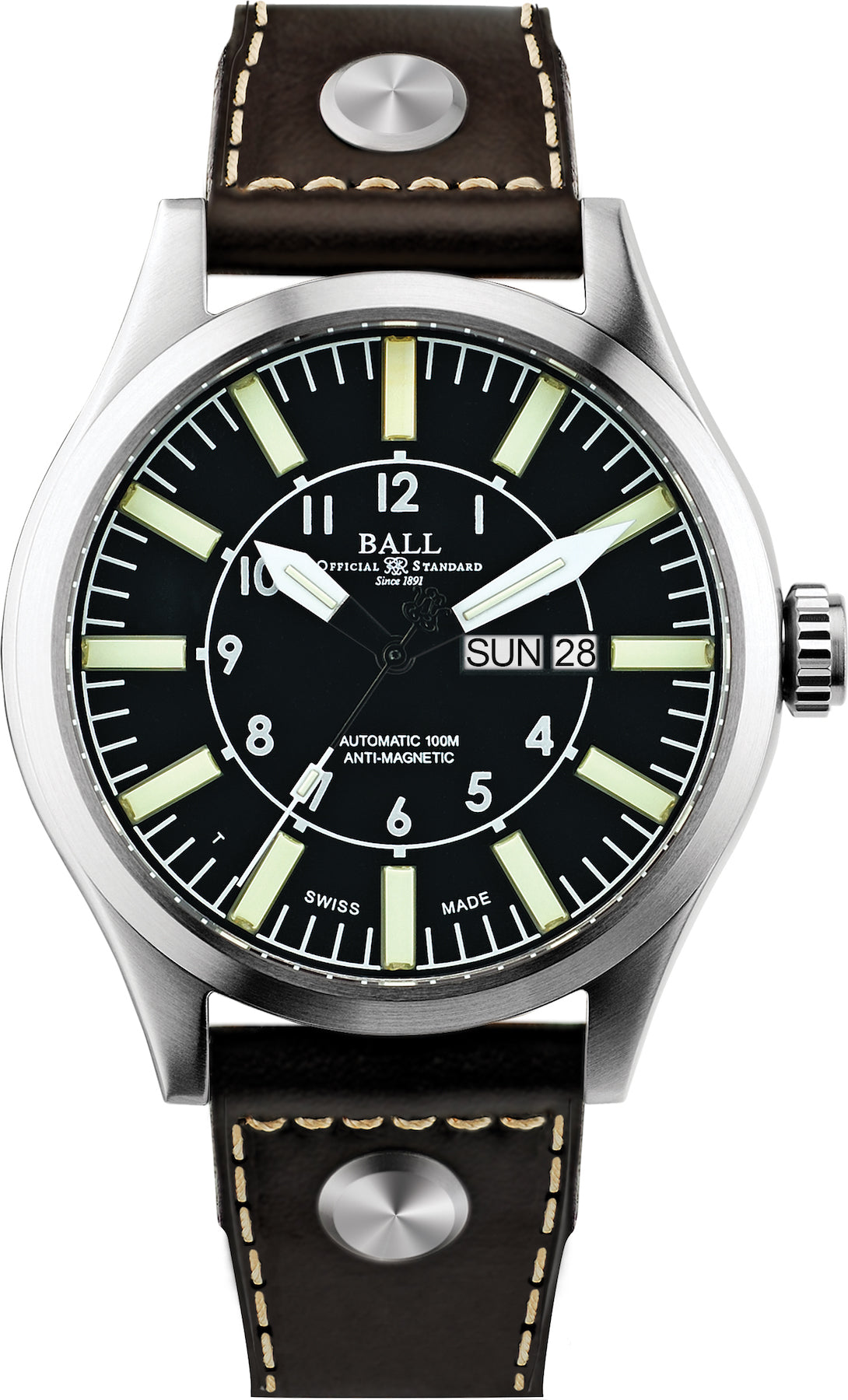 Ball Watch Company Engineer Master II Aviator Watch NM1080C-L13-BK Image 1