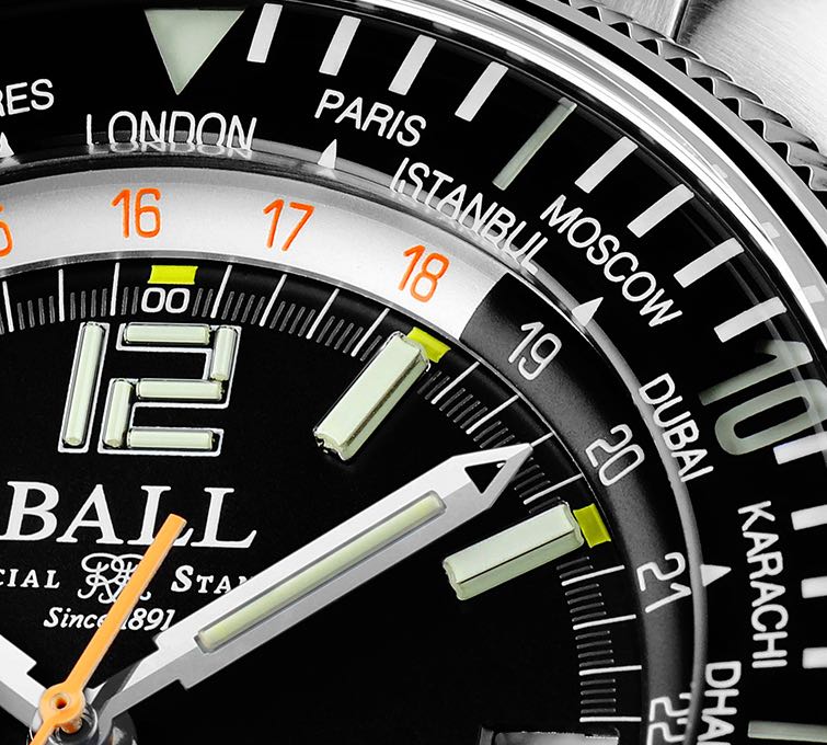 Ball Watch Company Engineer Master II Diver Worldtime Limited Edition Watch DG2232A-SC-BK Image 6