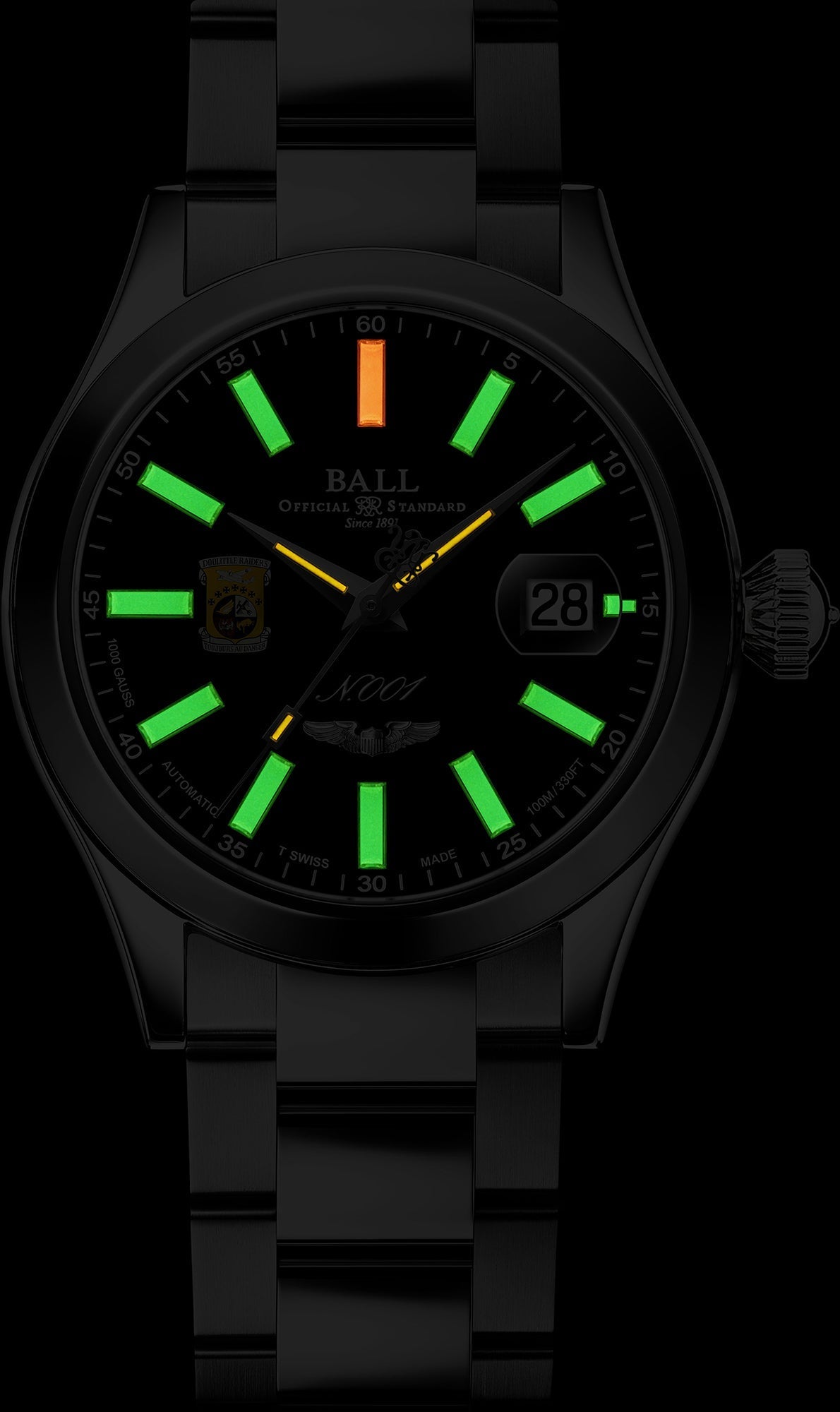 Ball Watch Company Engineer Master II Doolittle Raiders Limited Edition Watch NM3000C-S1-BK Image 2