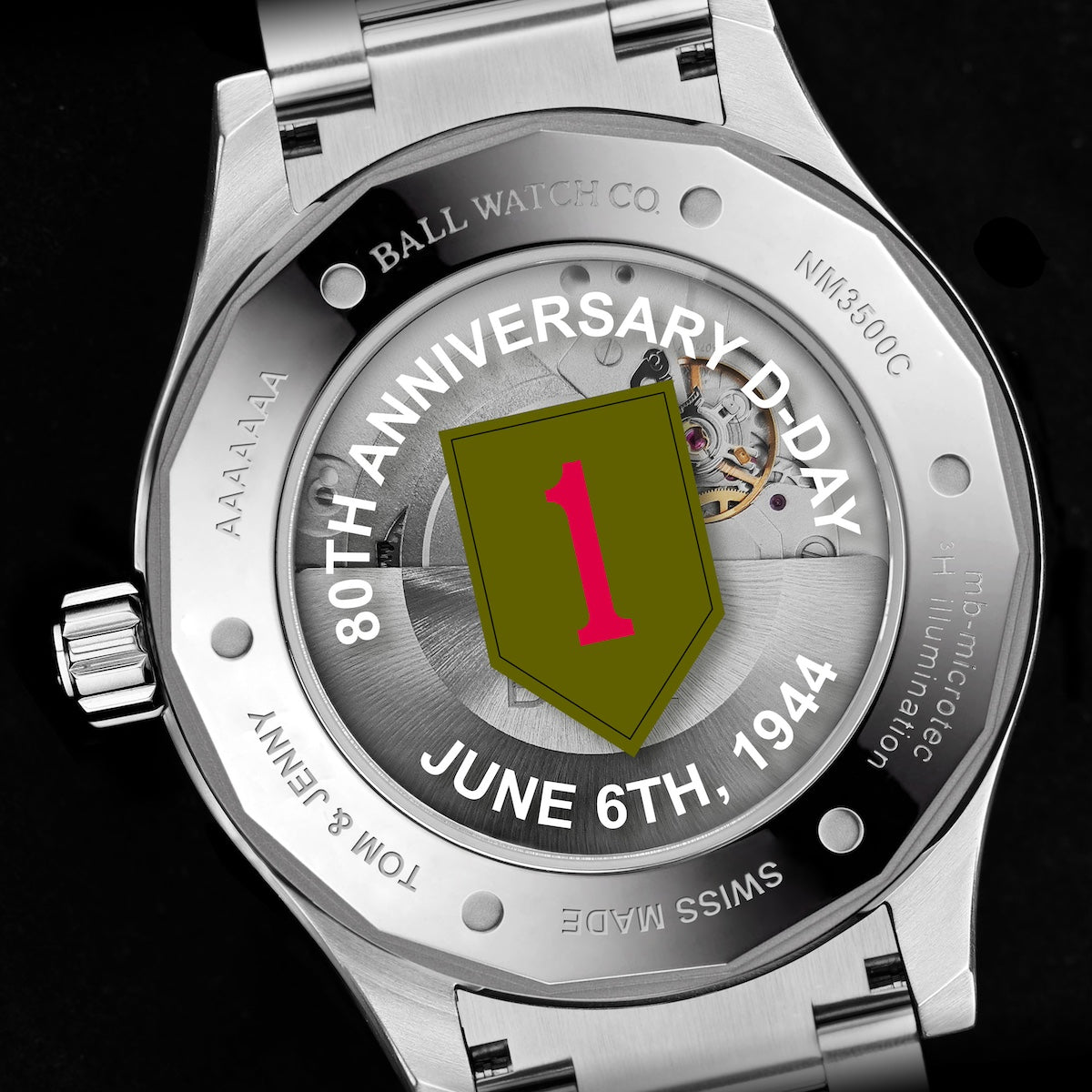 Ball Watch Company Engineer Master II Normandy Limited Edition Watch NM3500C-S4-BK Image 3