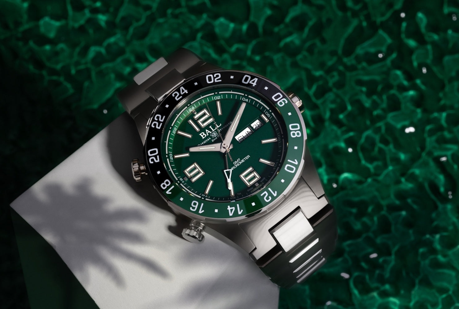 Ball Watch Company Roadmaster Marine GMT Limited Edition Watch DG3000A-S2C-GR Image 7