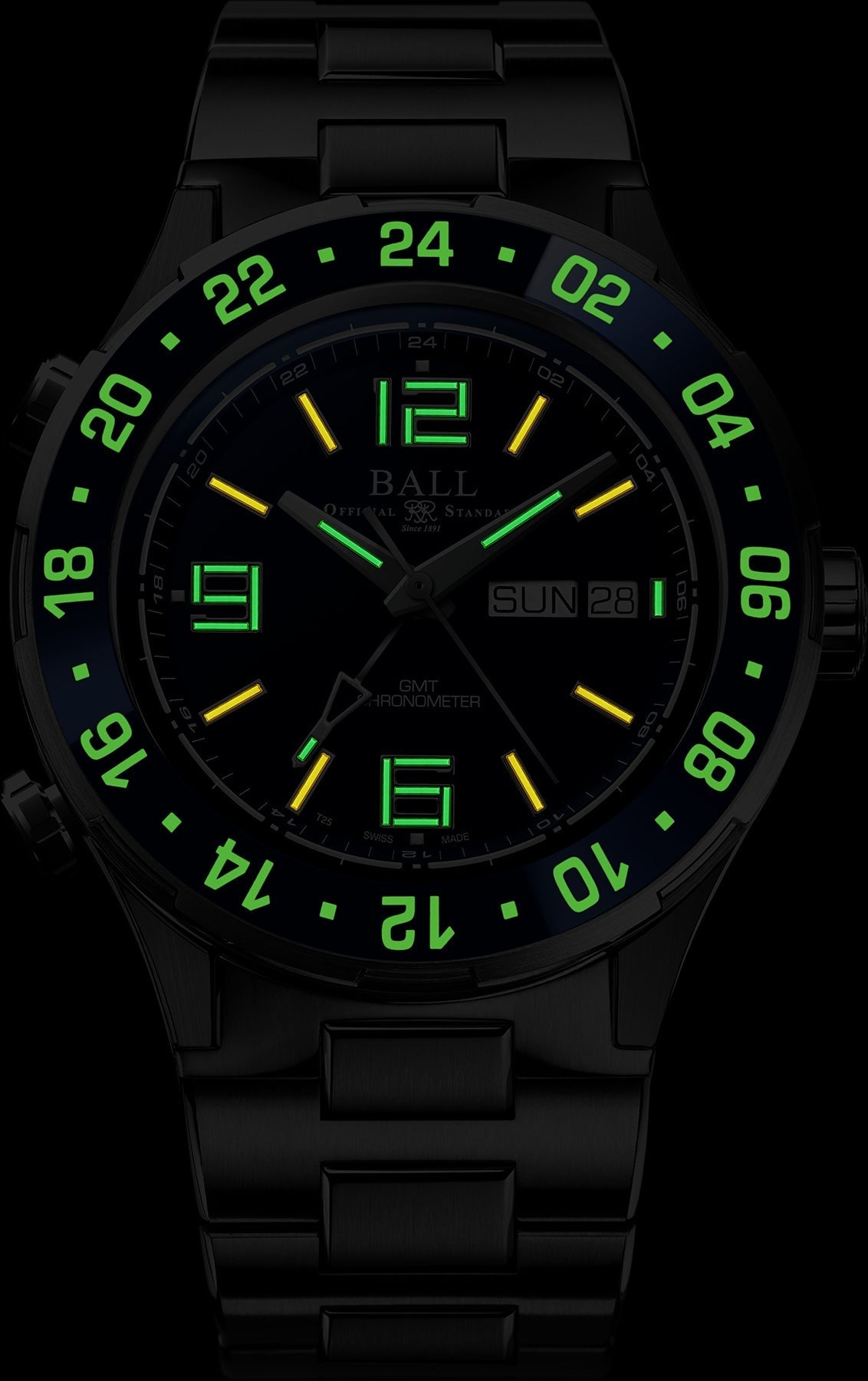 Ball Watch Company Roadmaster Marine GMT Limited Edition Watch DG3030B-S6CJ-BE Image 2