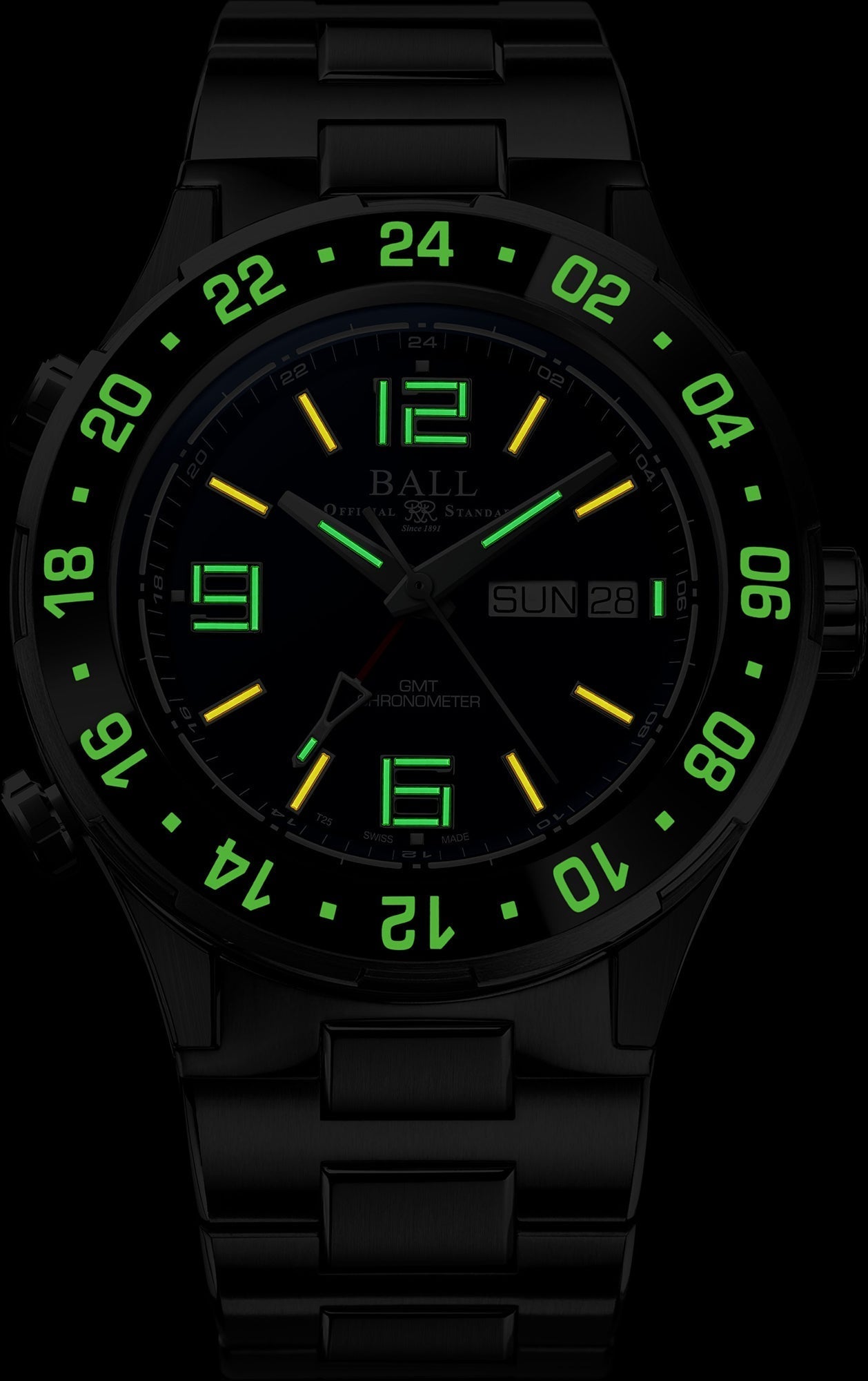Ball Watch Company Roadmaster Marine GMT Limited Edition Watch DG3030B-S7CJ-BE Image 2