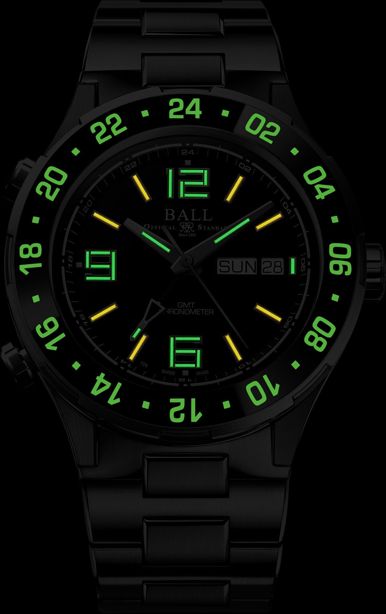 Ball Watch Company Roadmaster Marine GMT Limited Edition Watch DG3030B-S7CJ-BK Image 2