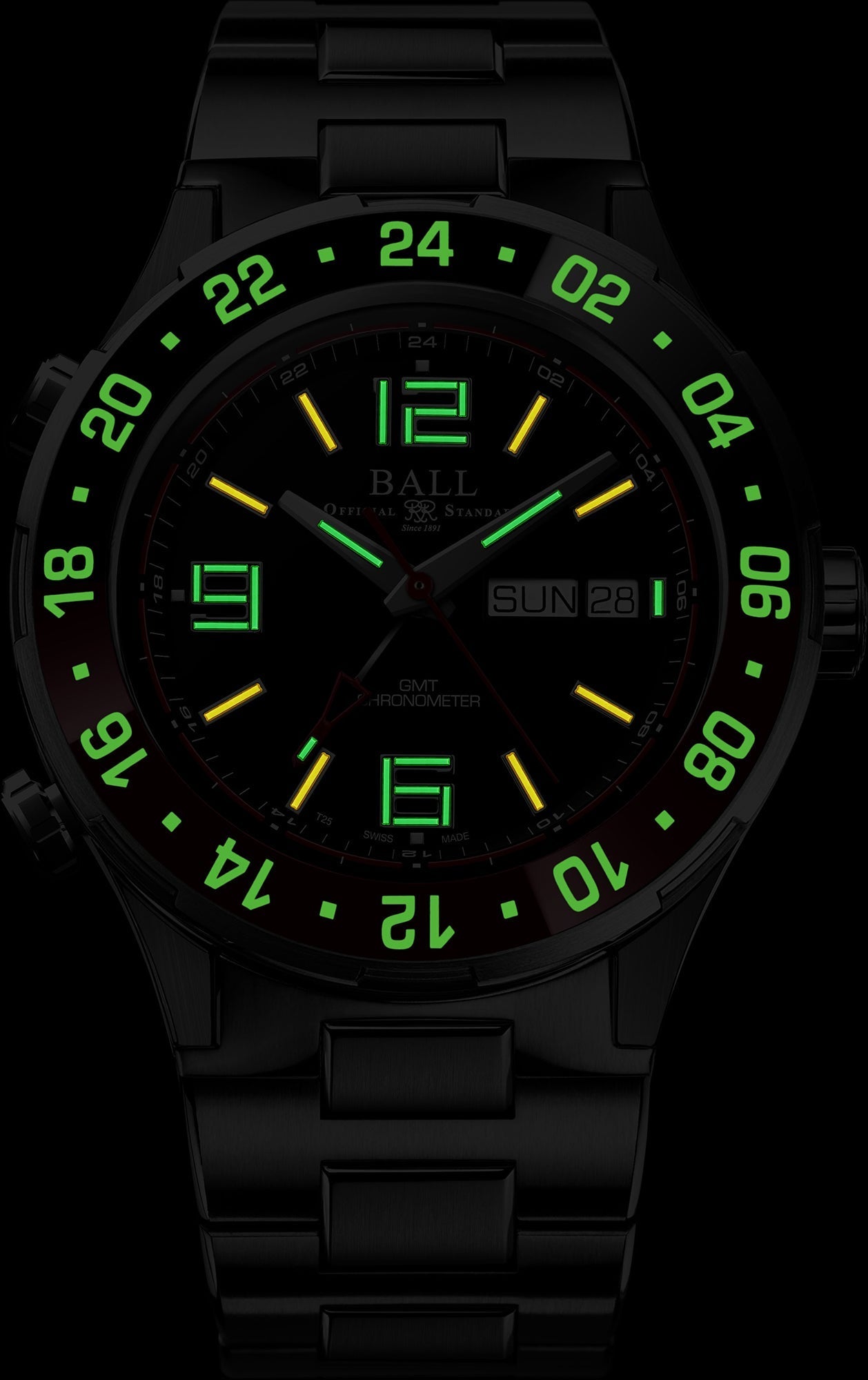 Ball Watch Company Roadmaster Marine GMT Limited Edition Watch DG3030B-S8CJ-BK Image 2