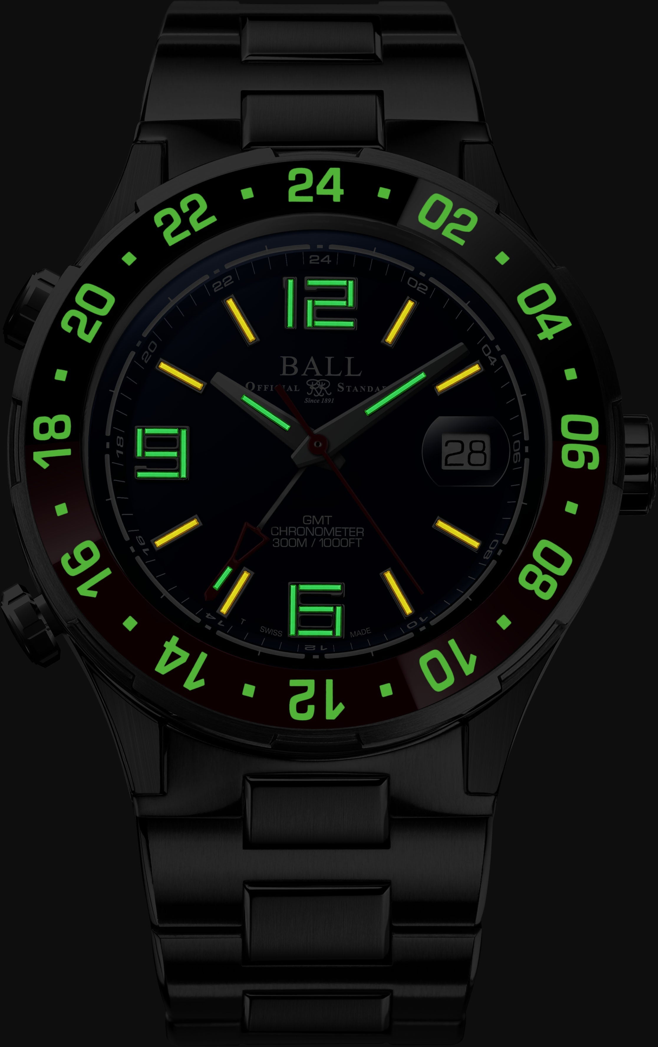 Ball Watch Company Roadmaster Pilot GMT Limited Edition Watch DG3038A-S1C-BE Image 2