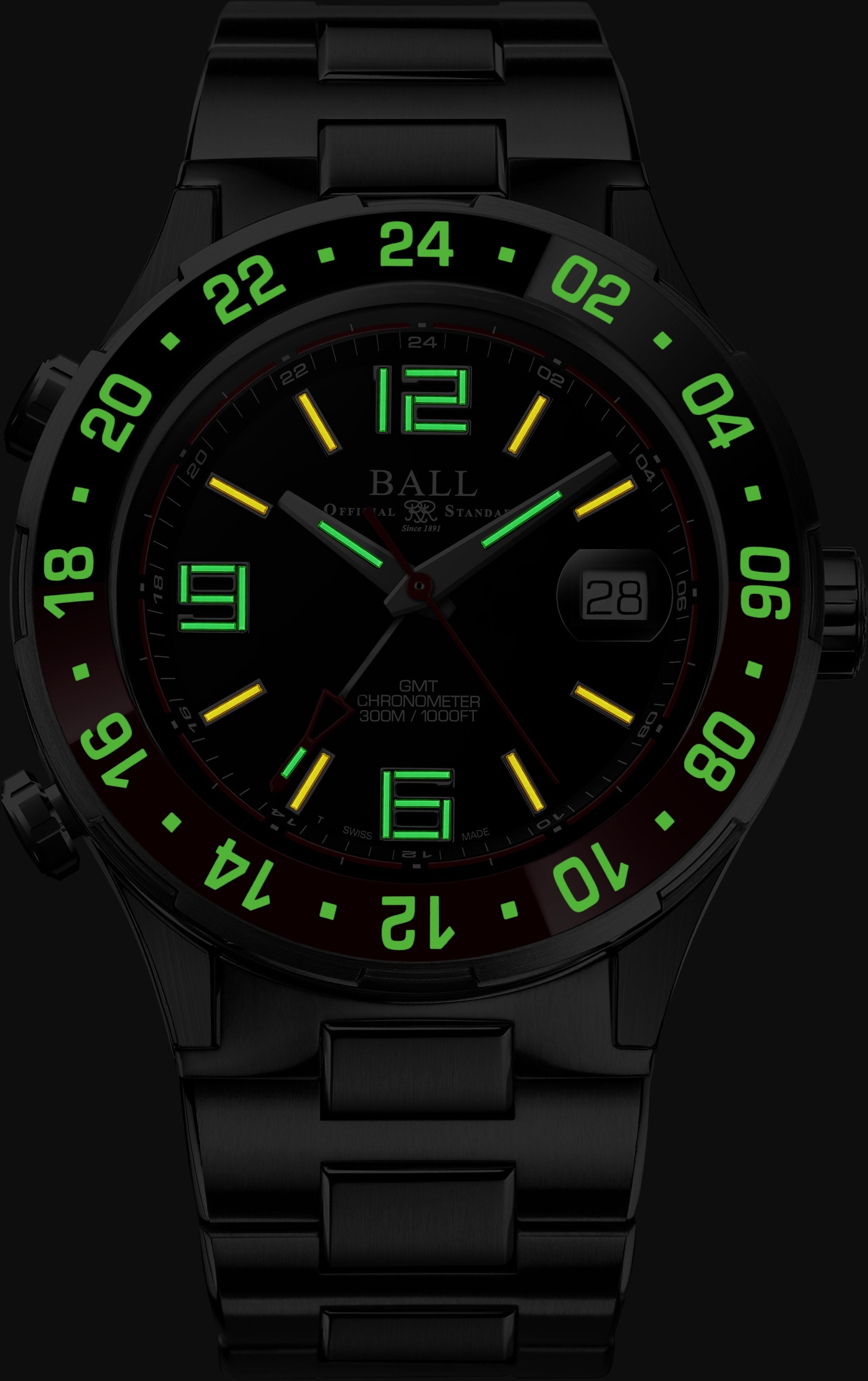 Ball Watch Company Roadmaster Pilot GMT Limited Edition Watch DG3038A-S1C-BK Image 2